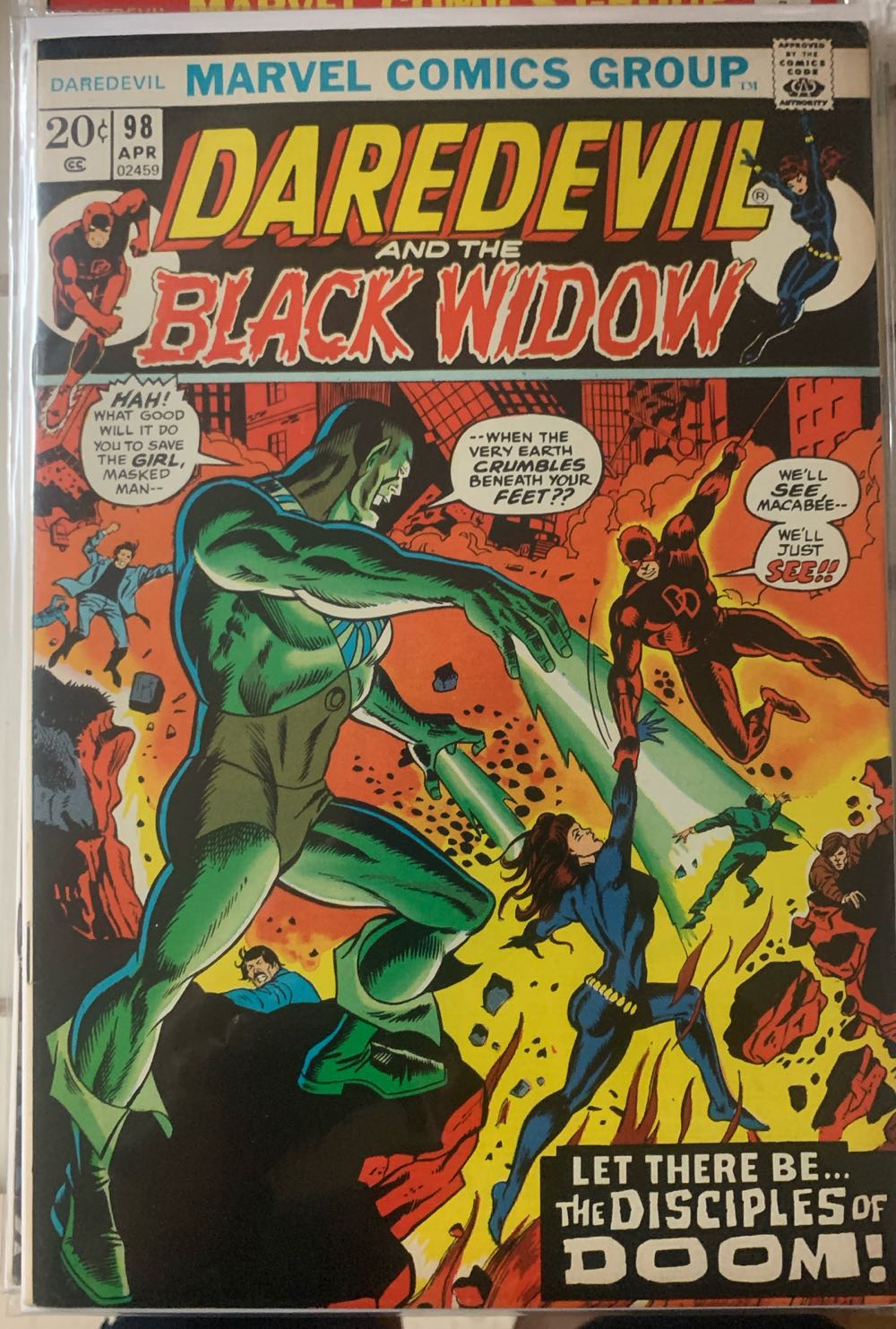 Daredevil - Marvel (98 - 04/1973) comic book collectible - Main Image 2