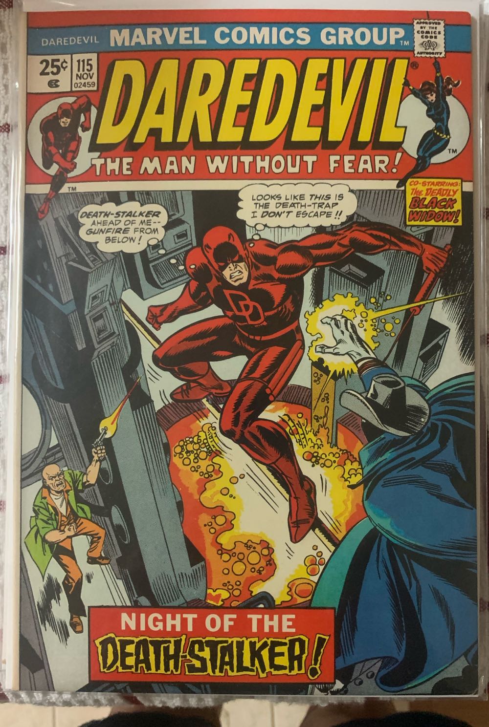 Daredevil - Marvel (115 - 11/1974) comic book collectible - Main Image 2