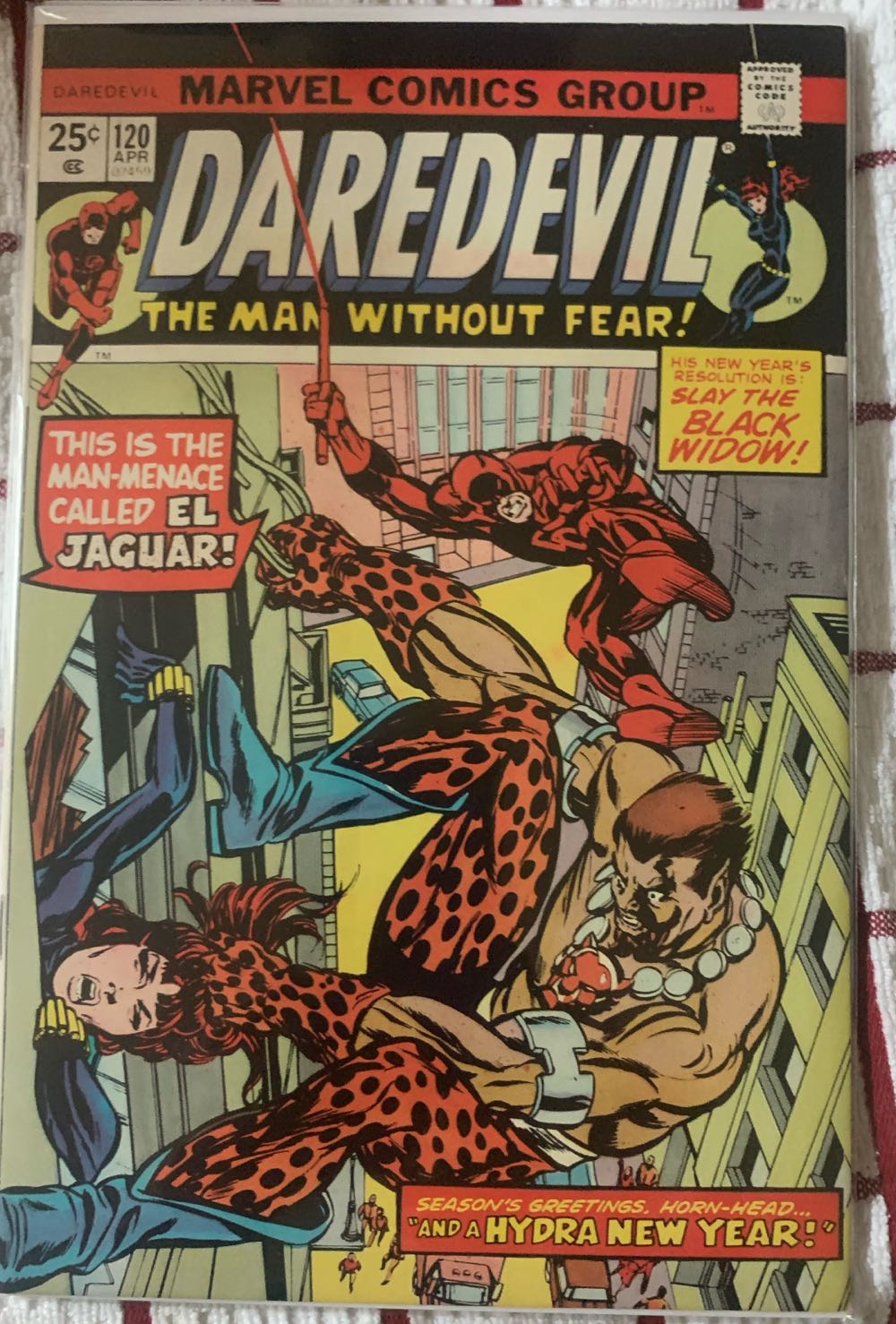 Daredevil - Marvel Comics Group (120 - 04/1975) comic book collectible - Main Image 2
