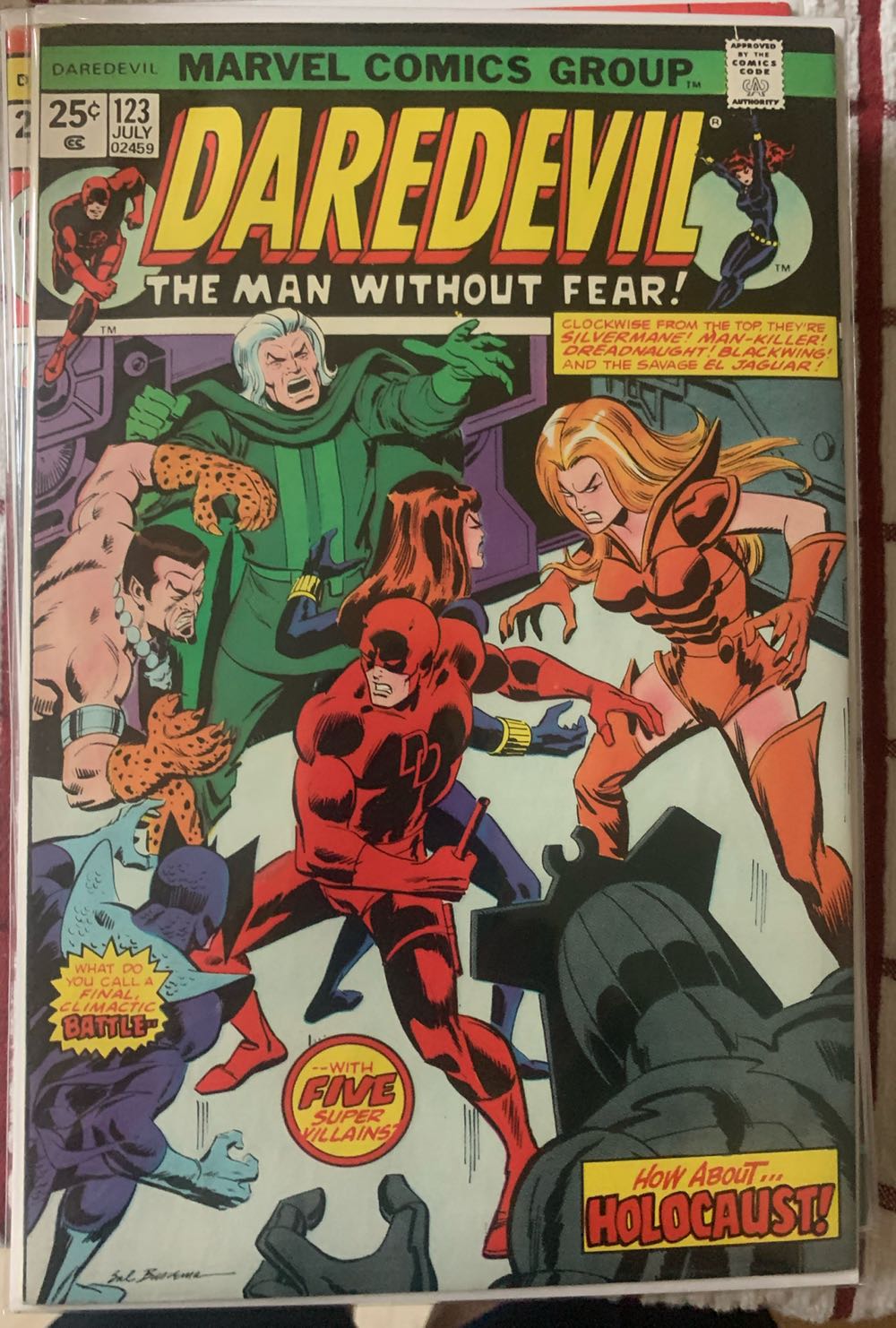 Daredevil 1964 - Marvel (123 - 07/1975) comic book collectible - Main Image 2
