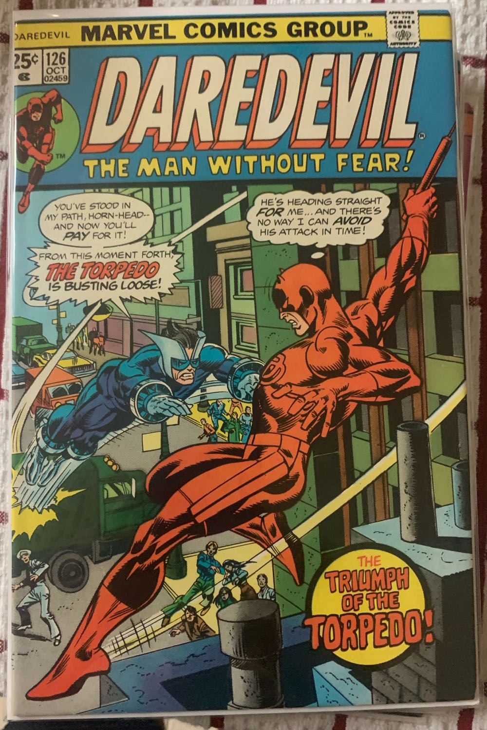 Daredevil - Marvel (126 - 10/1975) comic book collectible - Main Image 2