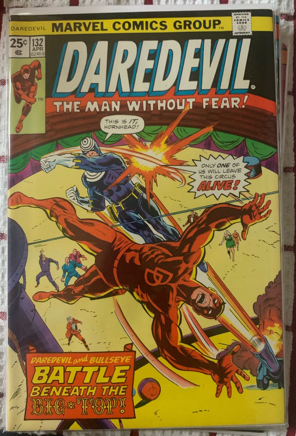 Daredevil - Marvel (132 - 04/1976) comic book collectible - Main Image 2