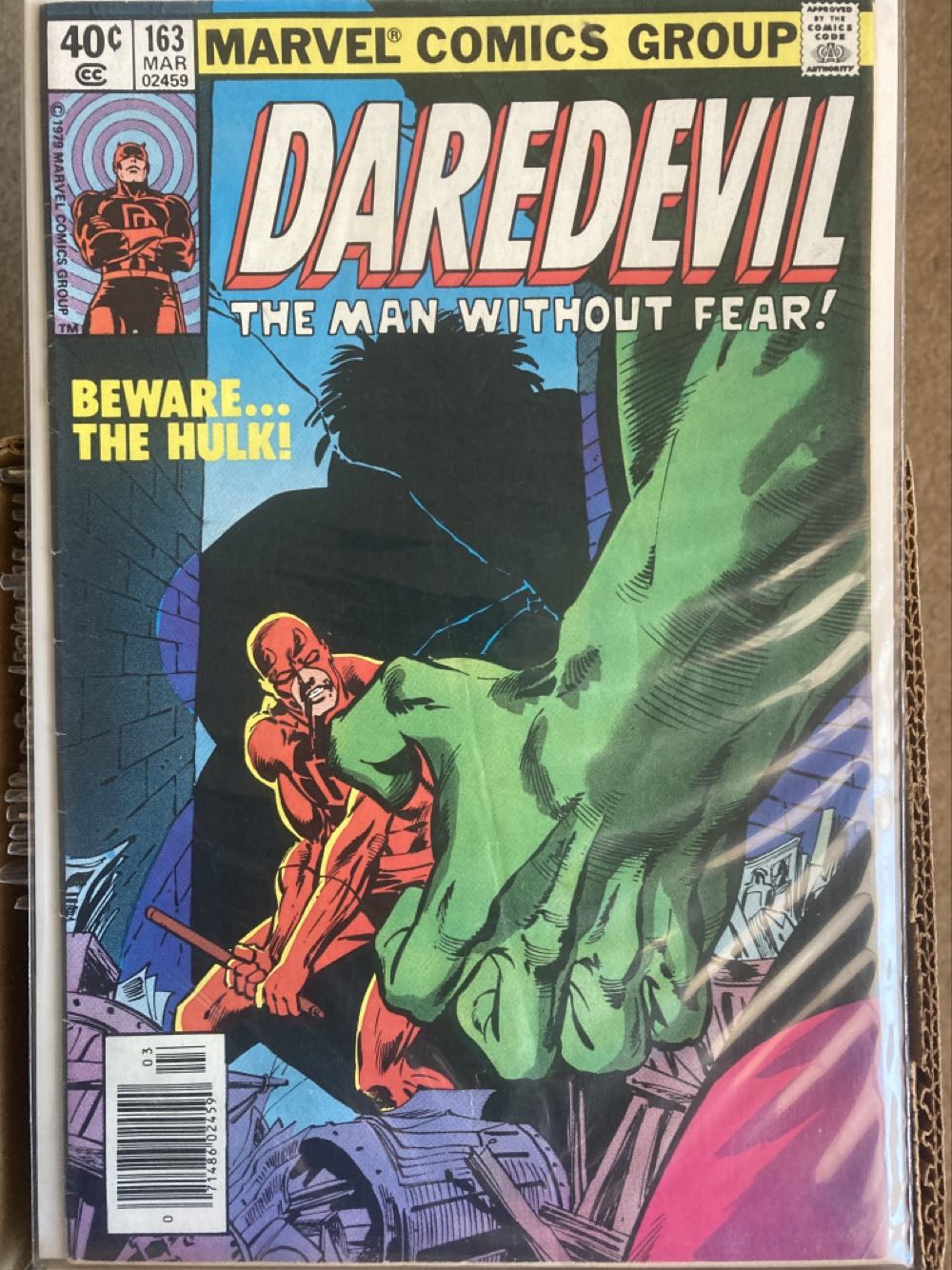Daredevil - Marvel Comics Group (163 - 03/1980) comic book collectible - Main Image 2