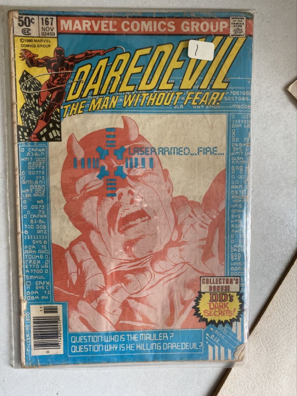 Daredevil - Marvel (167 - 11/1980) comic book collectible - Main Image 2