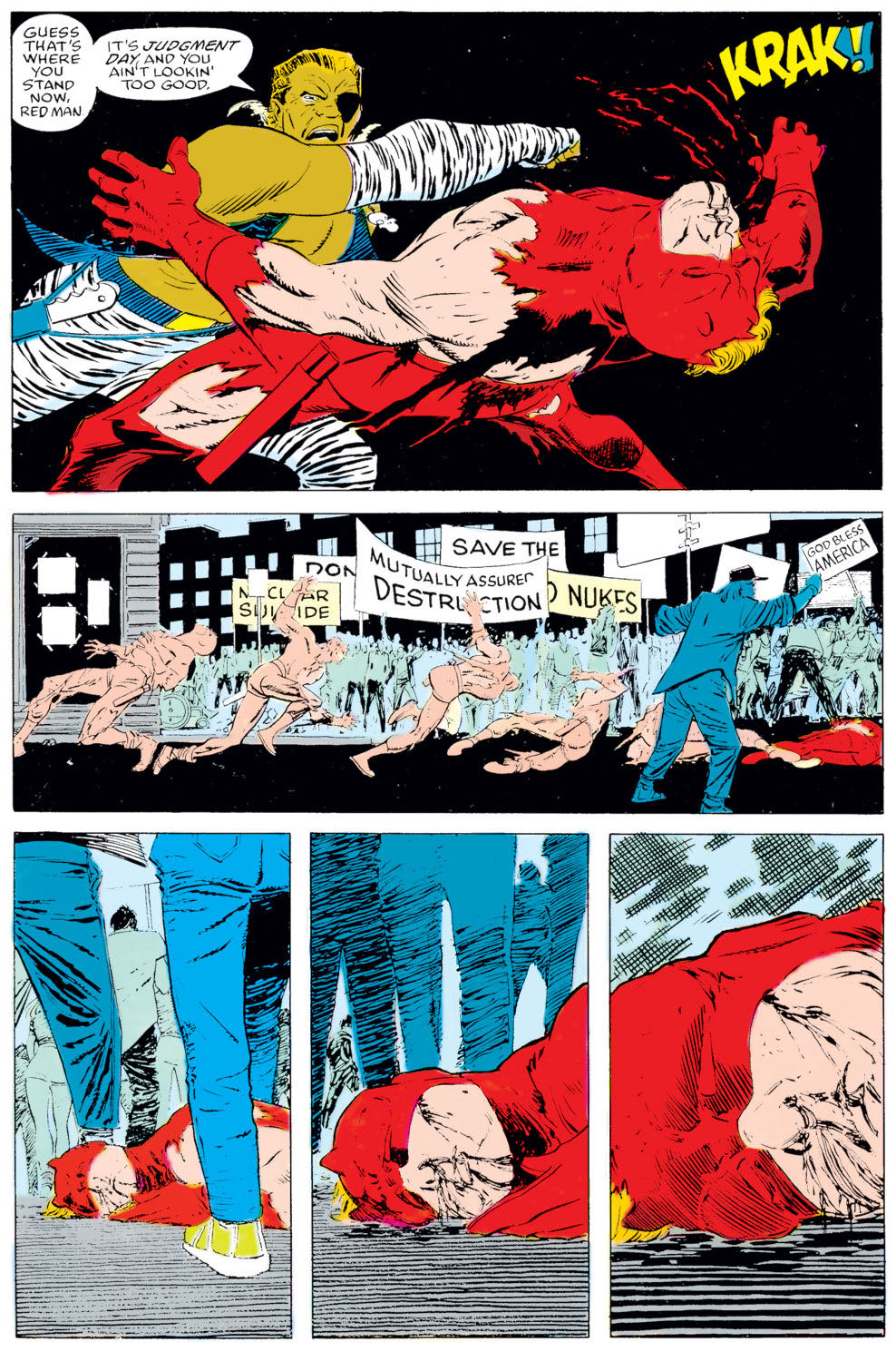 Daredevil - Marvel (260 - 11/1988) comic book collectible - Main Image 3