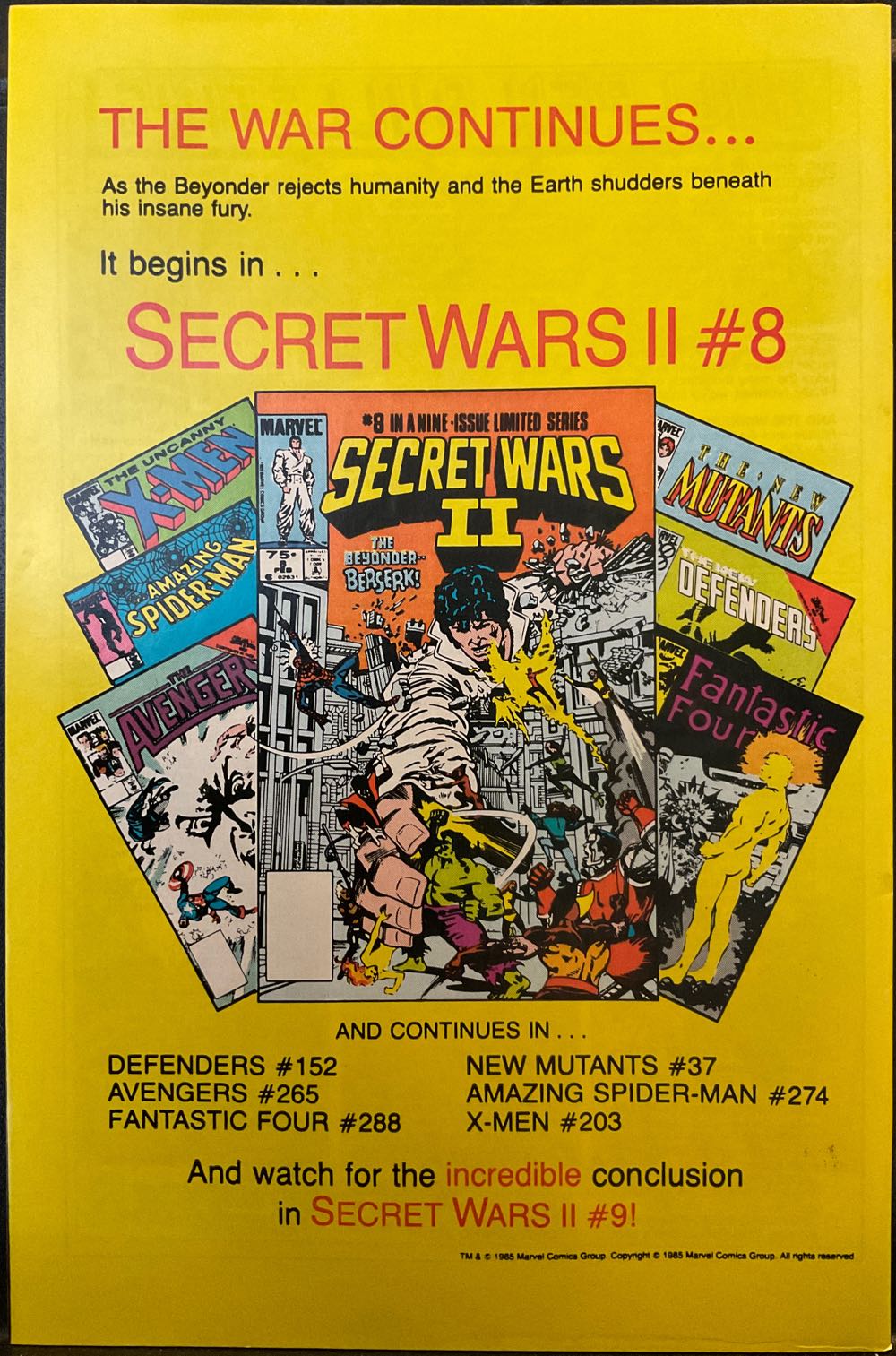 Daredevil - Marvel (227 - Feb 1986) comic book collectible - Main Image 2