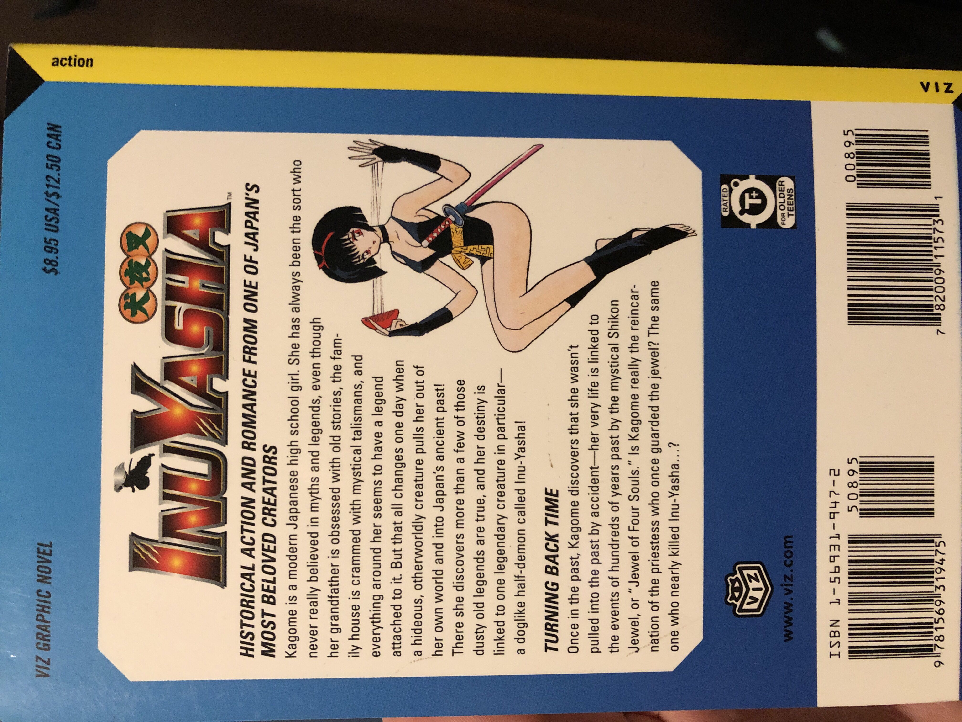 Inuyasha Vol. 1  (1) comic book collectible [Barcode 9781569319475] - Main Image 2