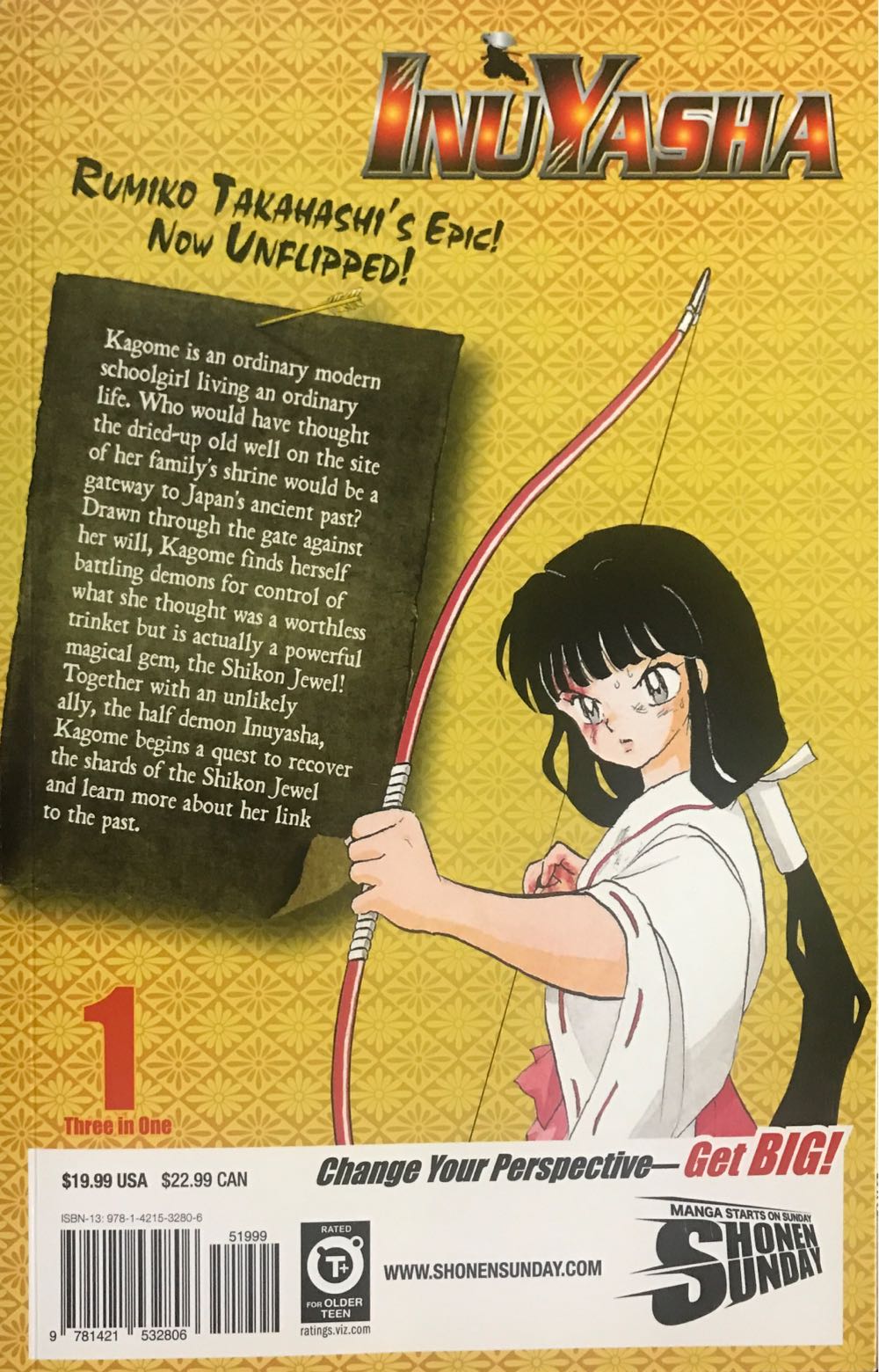 InuYasha (VIZBIG Edition), Vol. 1 - VIZ Media / Shonen Sunday (1 - 11/2009) comic book collectible [Barcode 978142153280651999] - Main Image 2