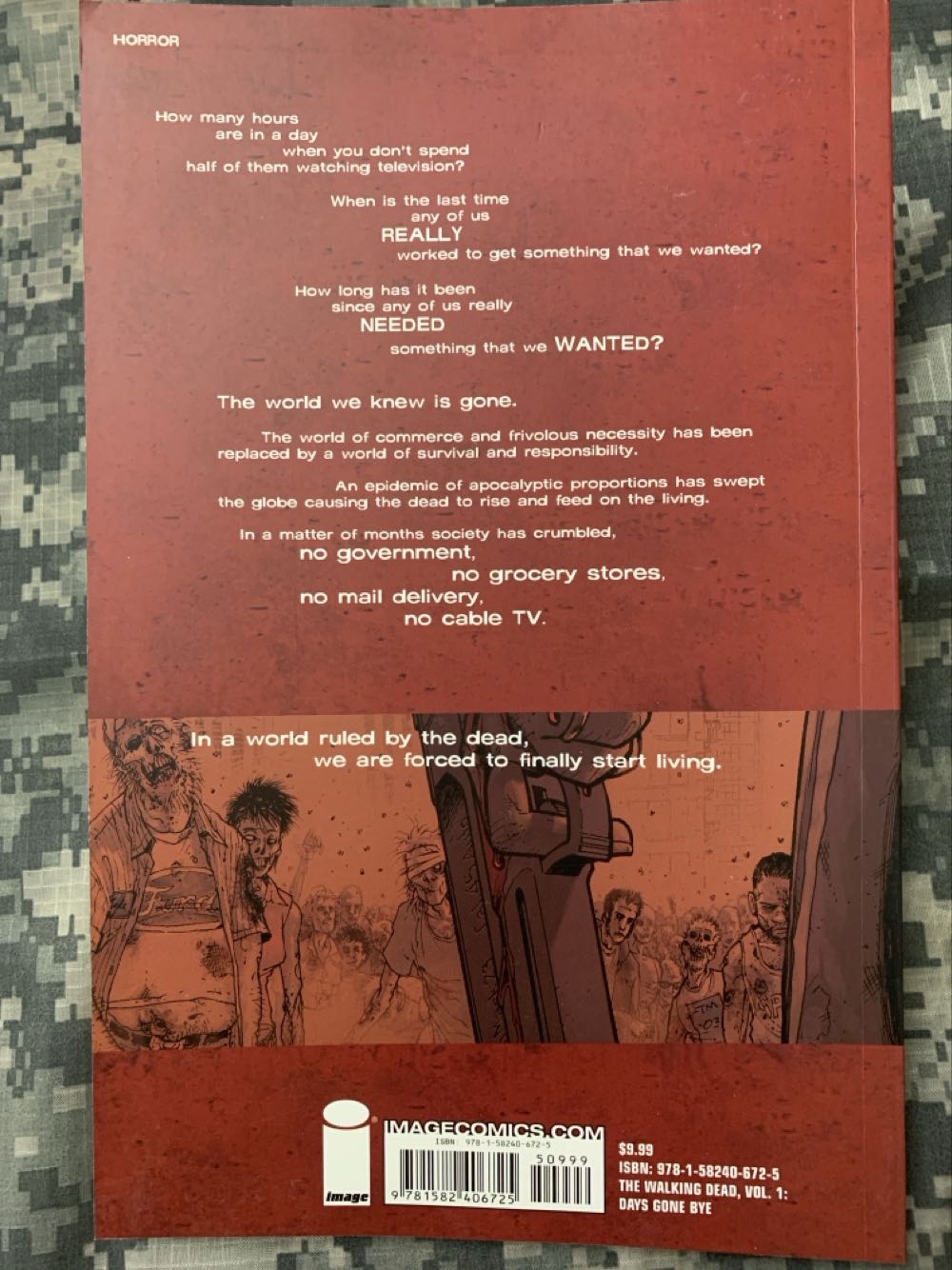 The Walking Dead - Image Comics (1-6 - May 2004) comic book collectible [Barcode 978158240672550999] - Main Image 2