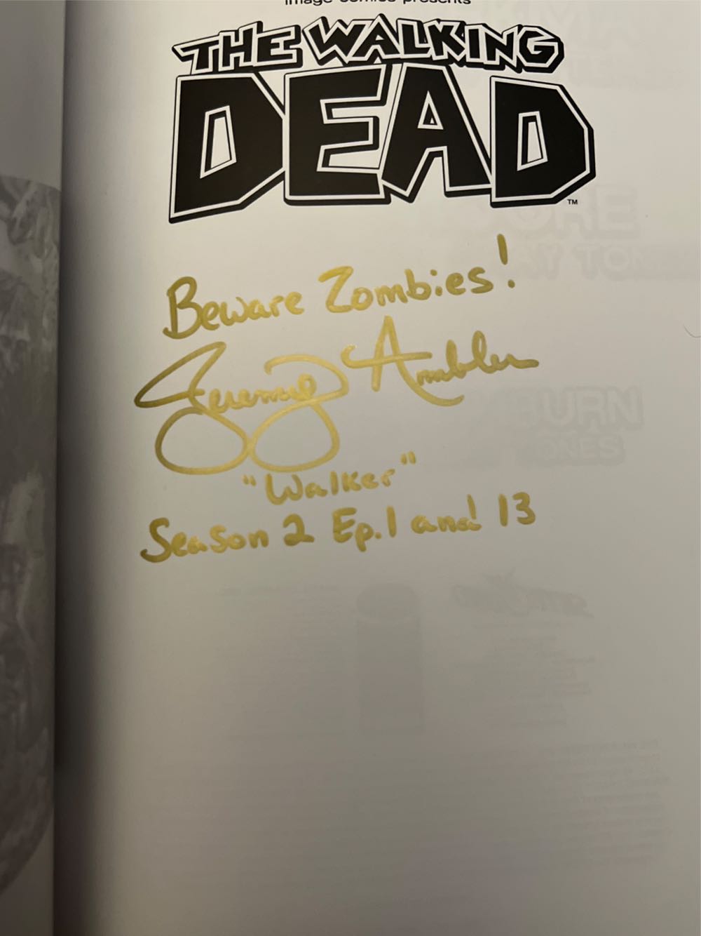 The Walking Dead - Image Comics (1-6 - May 2004) comic book collectible [Barcode 978158240672550999] - Main Image 4