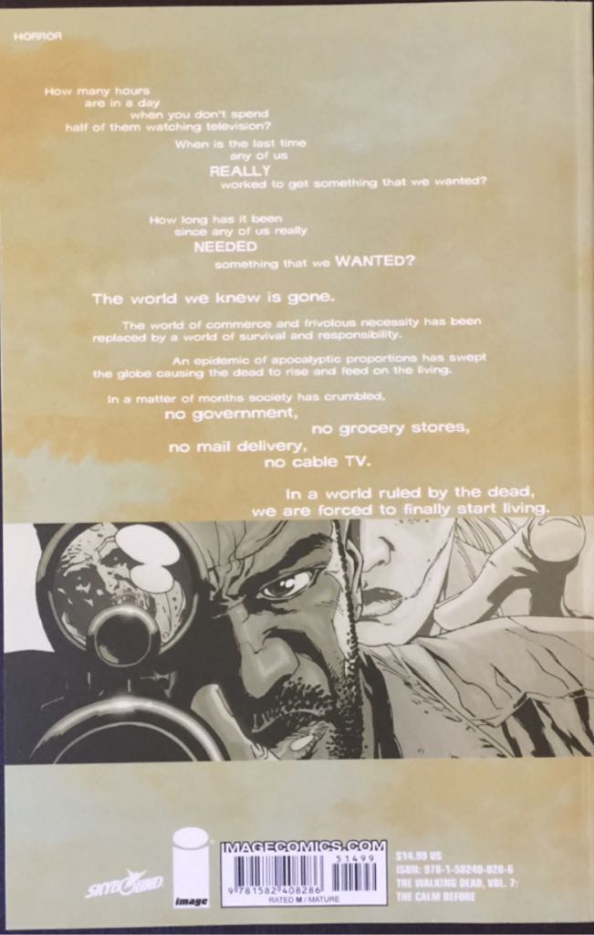 Walking Dead, The - Image Comics (7 - Jul 2007) comic book collectible [Barcode 9781582408286] - Main Image 2