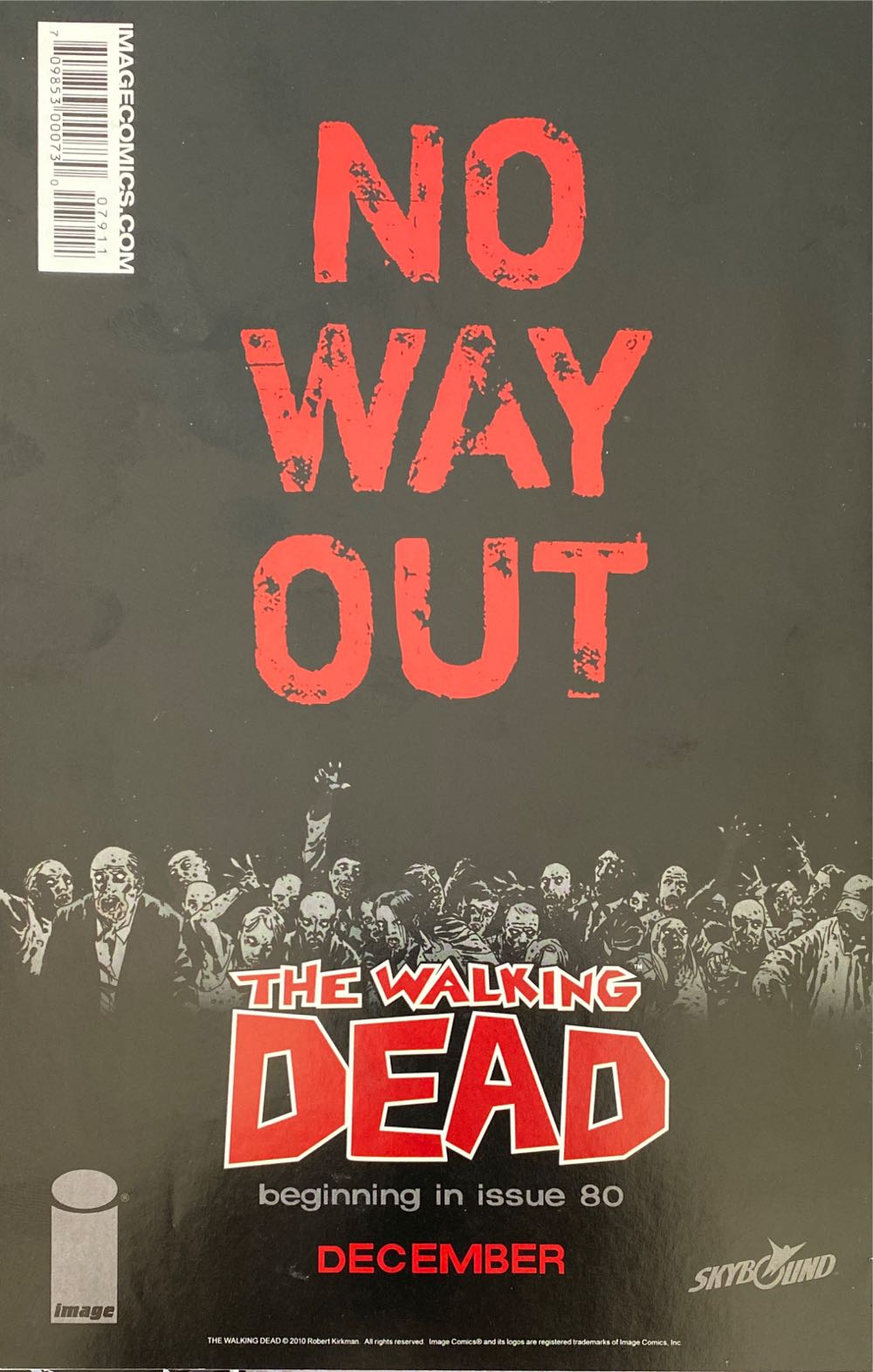 Walking Dead, The - Image (79 - Nov 2010) comic book collectible [Barcode 70985300073007911] - Main Image 2
