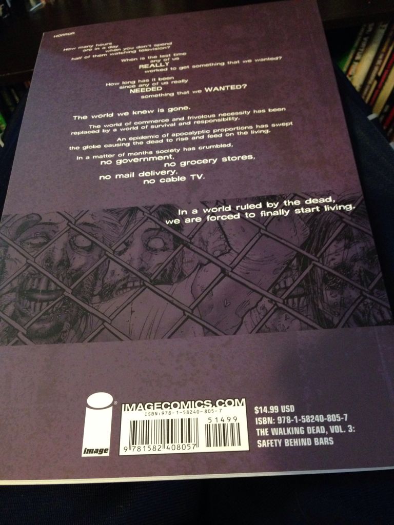 The Walking Dead: Safety Behind Bars - Image Comics (13-18) comic book collectible [Barcode 978158240487501295] - Main Image 2