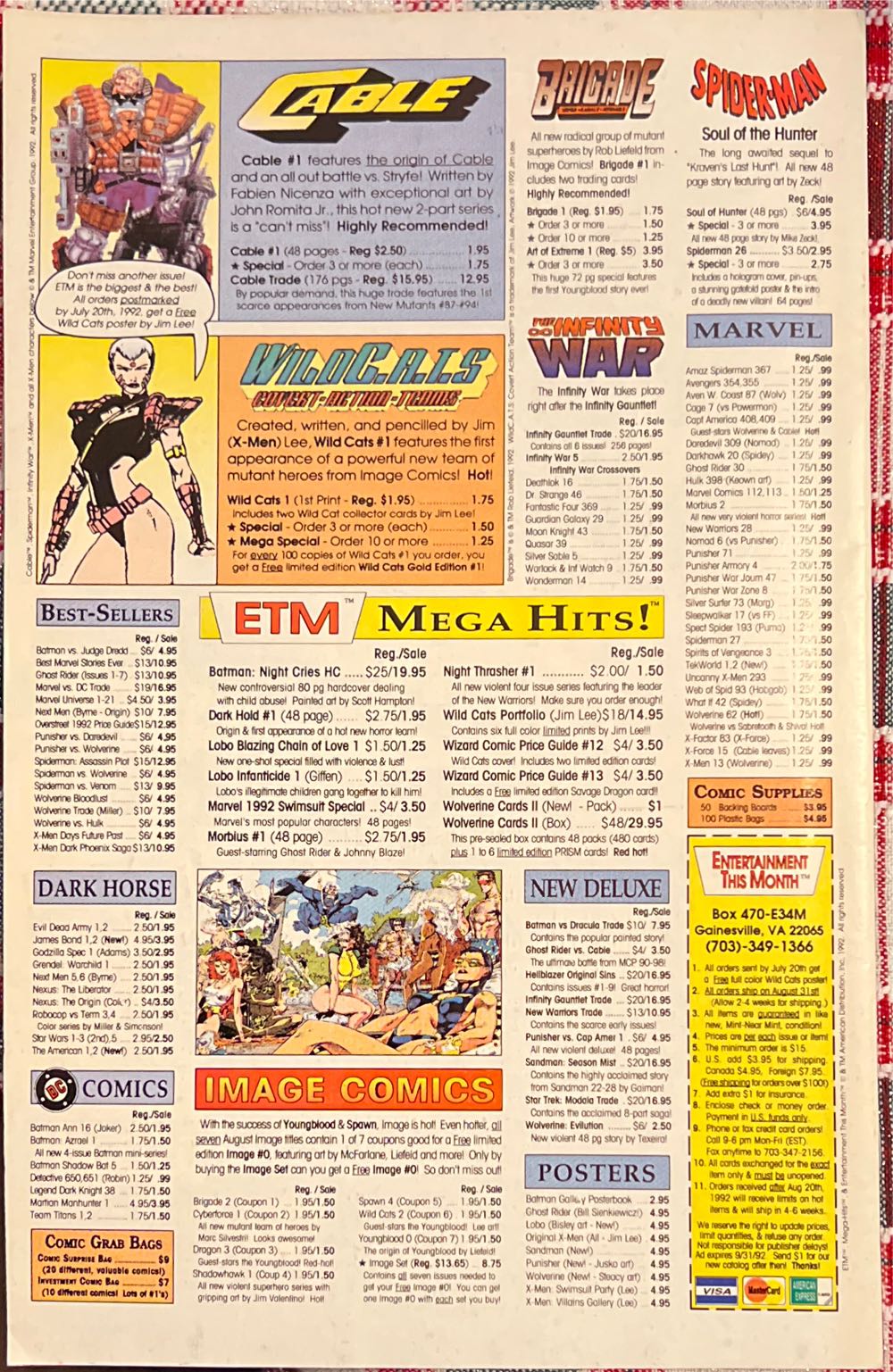 Punisher, The - Marvel (68 - 08/1992) comic book collectible [Barcode 009281028604] - Main Image 2