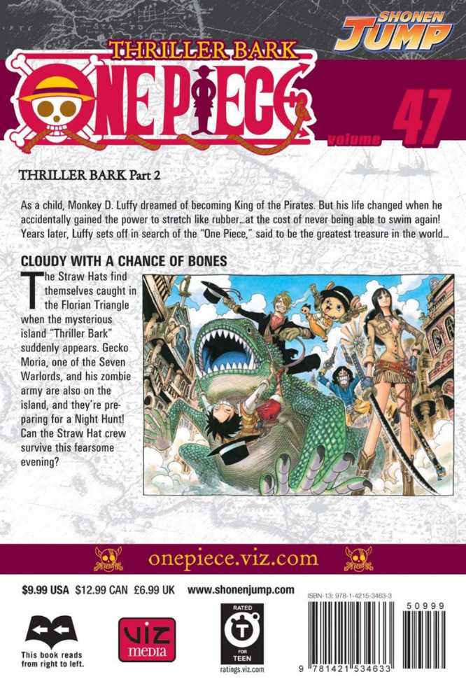 One Piece Vol 47 - VIZ Media LLC (47) comic book collectible [Barcode 9781421534633] - Main Image 2