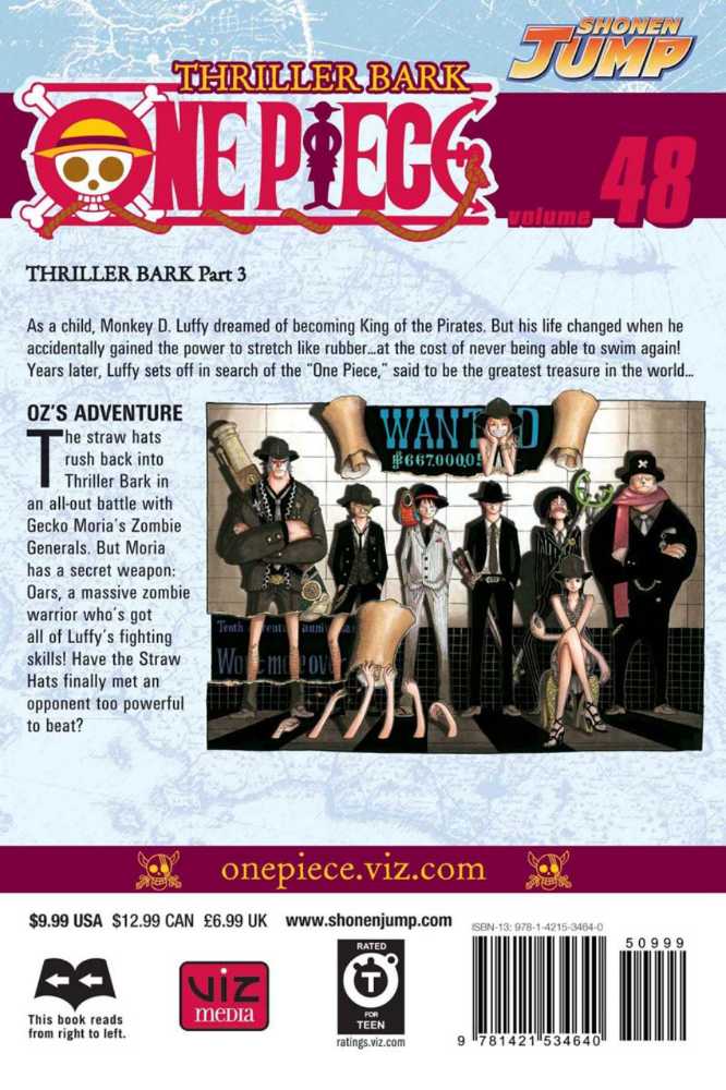 One Piece Vol 48 - VIZ Media LLC (48) comic book collectible [Barcode 9781421534640] - Main Image 2