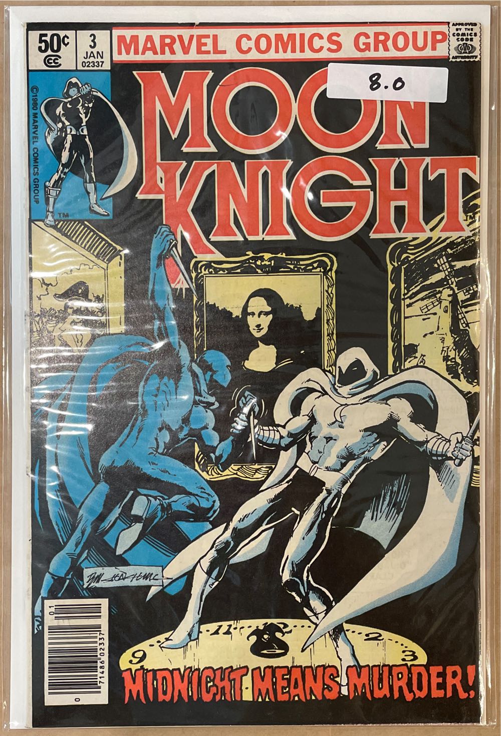 Moon Knight - Marvel Comic Group (3 - Jan 1981) comic book collectible [Barcode 071486023371] - Main Image 2