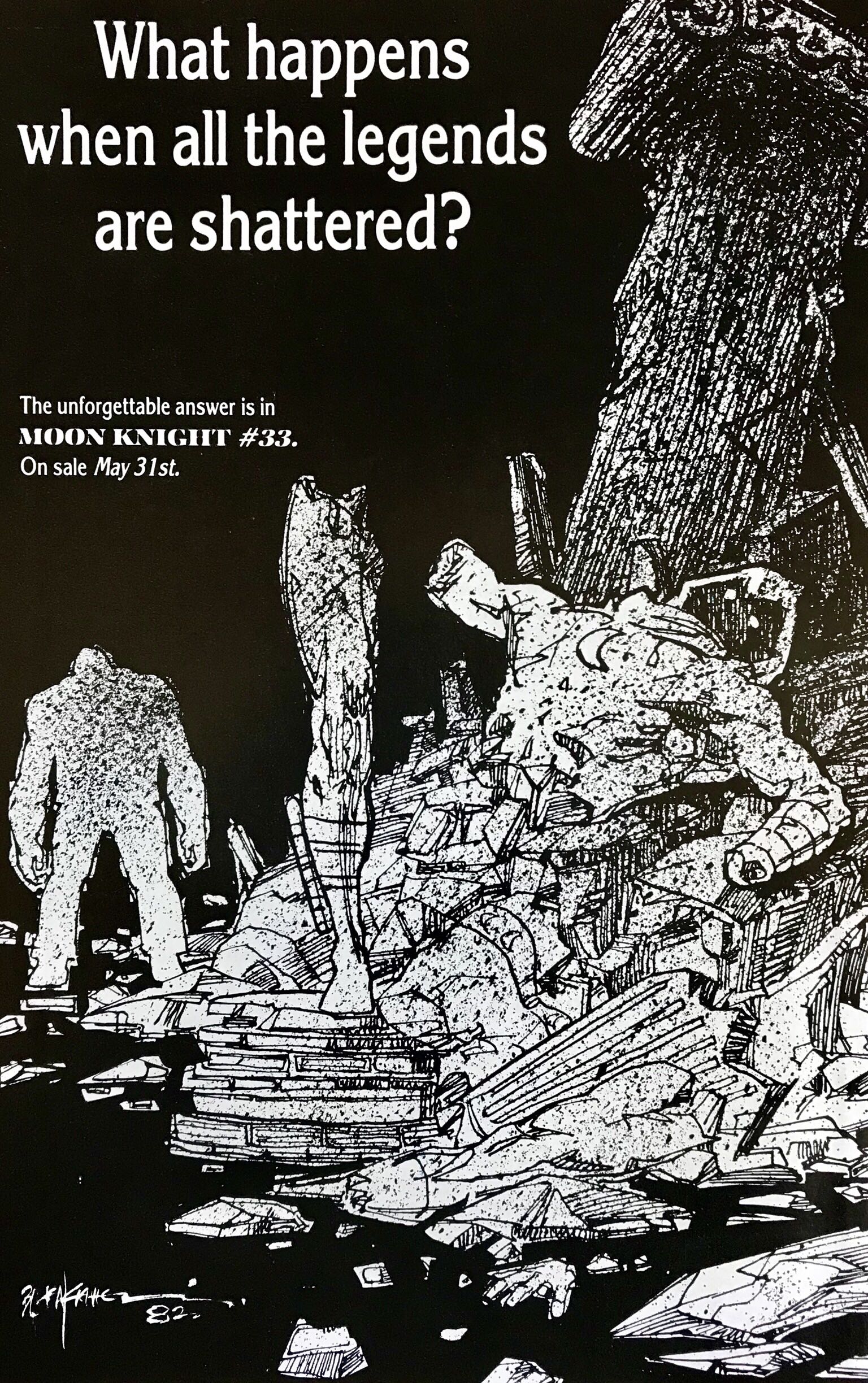 Moon Knight #32 - Marvel (32 - Jul 1983) comic book collectible [Barcode 071486023371] - Main Image 2