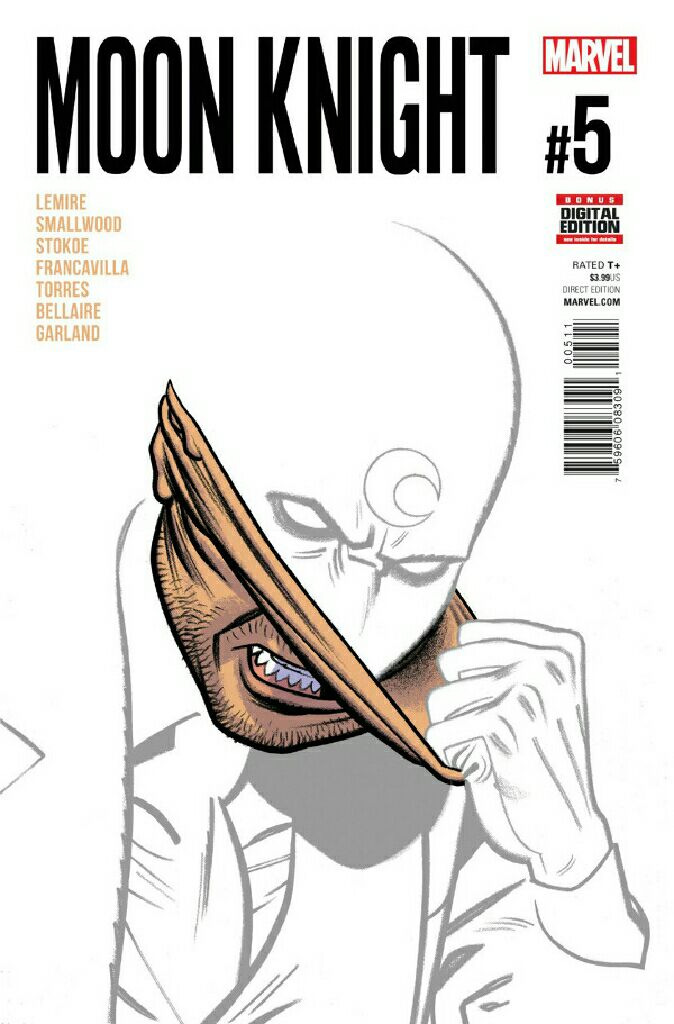 Moon Knight (2016) - Marvel Comics (5 - Oct 2017) comic book collectible [Barcode 759606083091] - Main Image 1