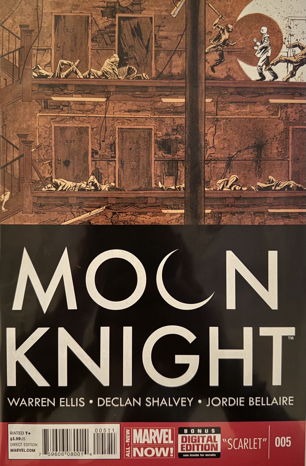 Moon Knight - All-New Marvel Now (5 - Sep 2014) comic book collectible [Barcode 75960608001400511] - Main Image 2