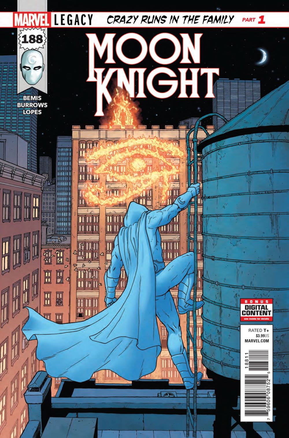 Moon Knight - Marvel Comics (25 - Nov 2017) comic book collectible [Barcode 75960608752518821] - Main Image 2