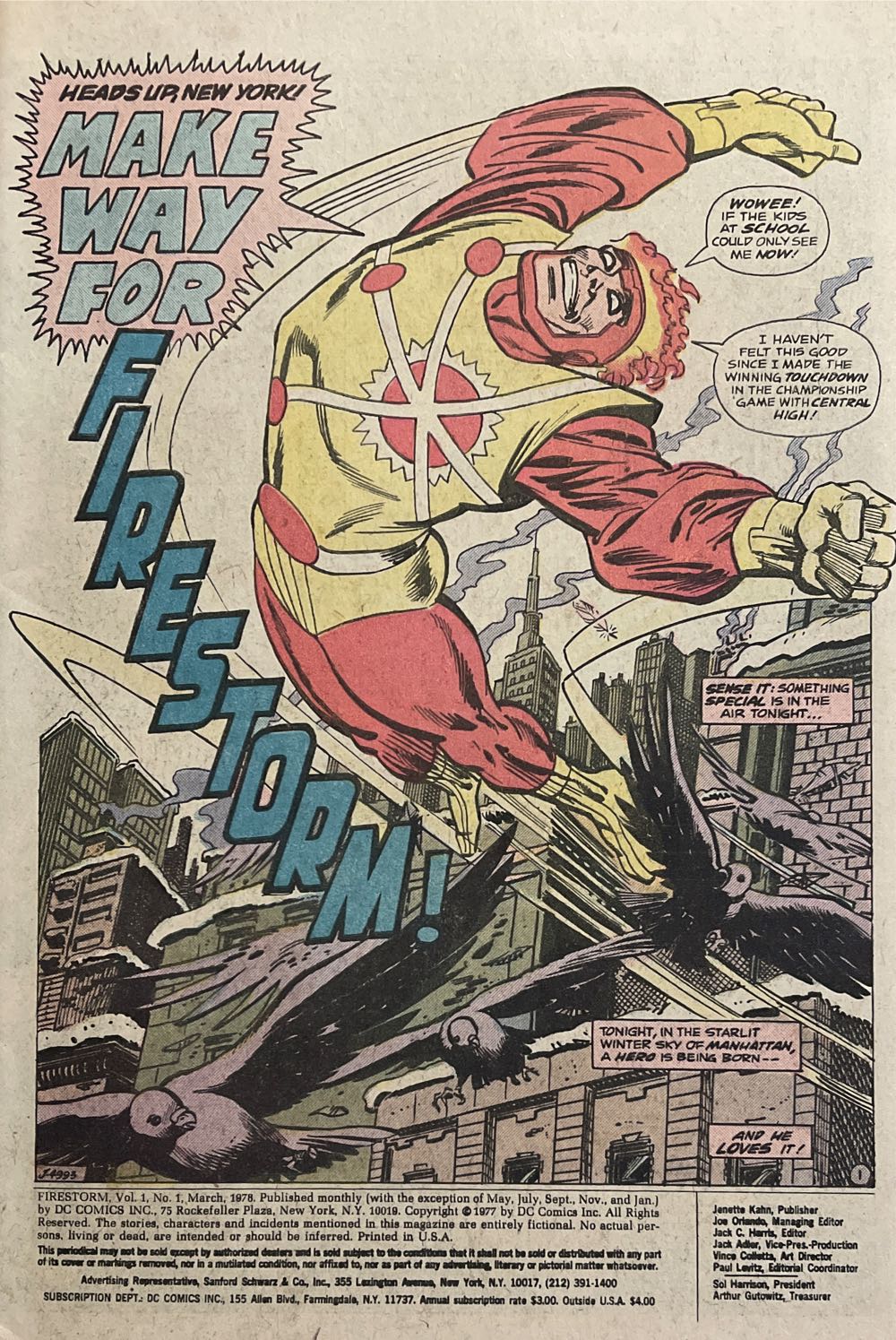Firestorm - DC Comics (1 - Mar 1978) comic book collectible [Barcode 07098931142803] - Main Image 2