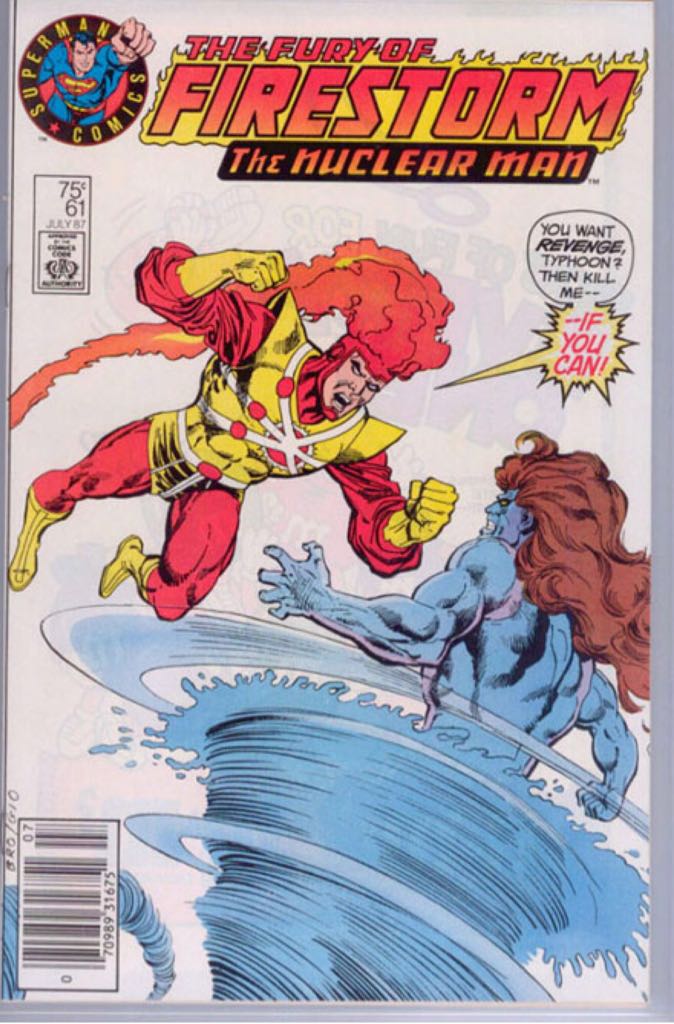 The Fury Of Firestorm The Nuclear Man  (61 - Jul 1987) comic book collectible [Barcode 070989316751] - Main Image 1