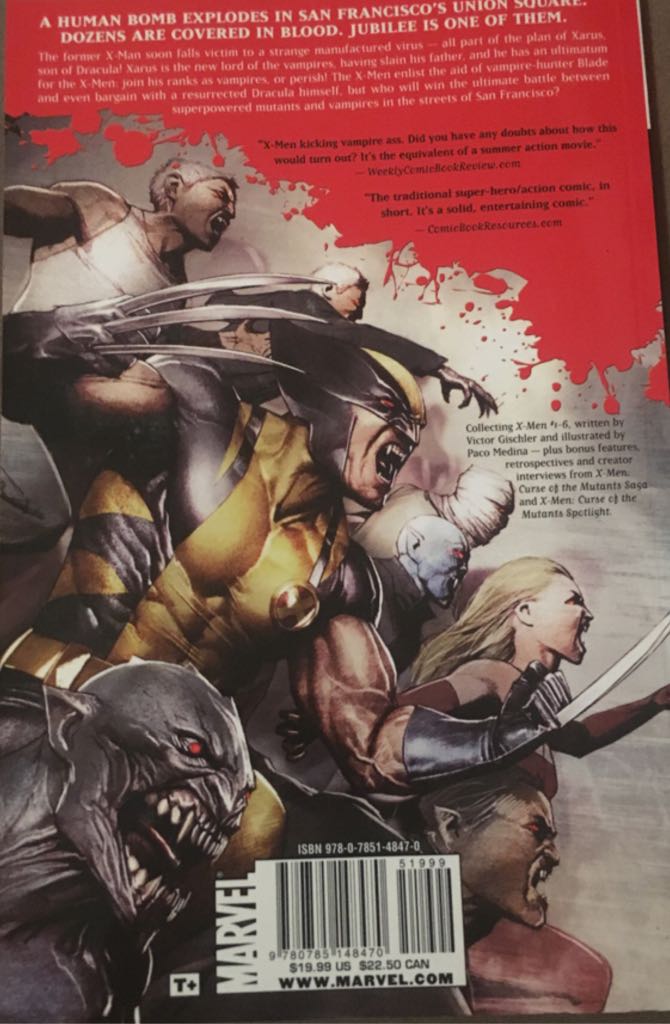 X-Men Curse Of The Mutants TPB  - Marvel comic book collectible [Barcode 978078514847051999] - Main Image 2