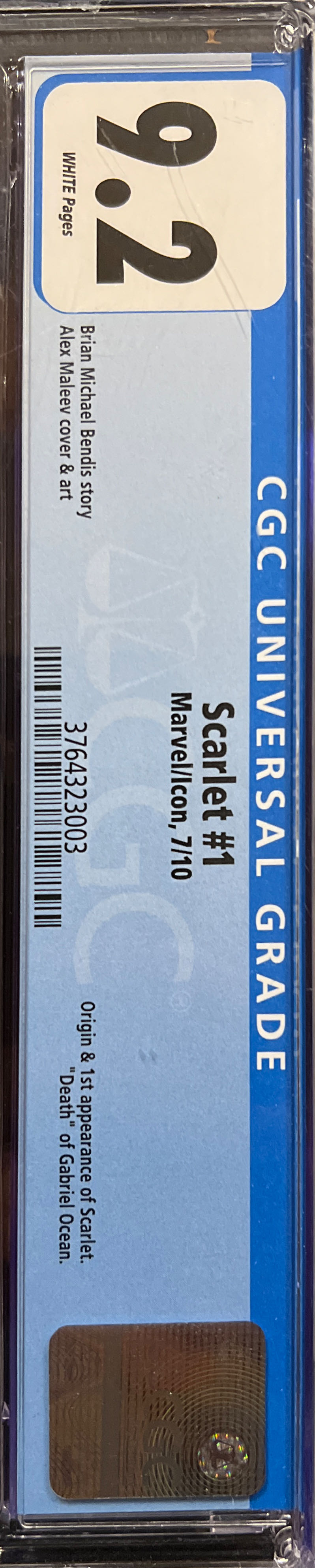 Scarlet - Icon/Marvel Comics (1 - 07/2010) comic book collectible [Barcode 75960607361000111] - Main Image 3