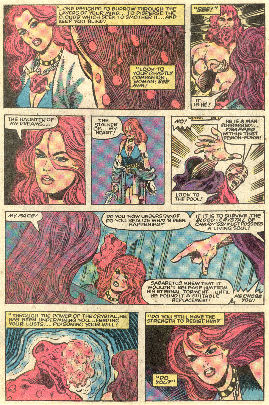 Red Sonja Vol 3 - Marvel Comics Group (1 - Aug 1983) comic book collectible [Barcode 000000000] - Main Image 3