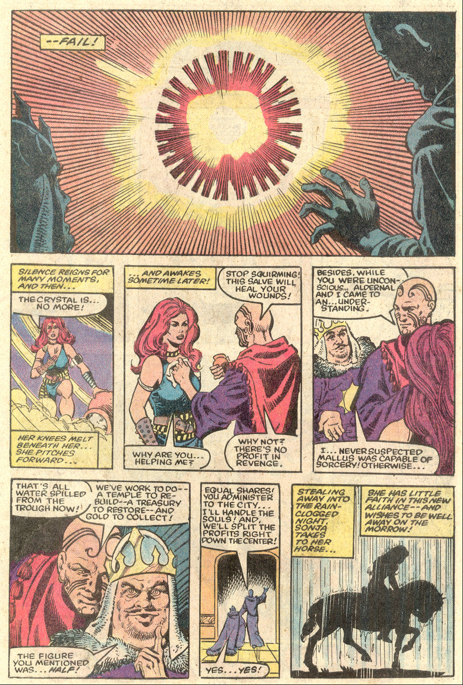 Red Sonja Vol 3 - Marvel Comics Group (1 - Aug 1983) comic book collectible [Barcode 000000000] - Main Image 4