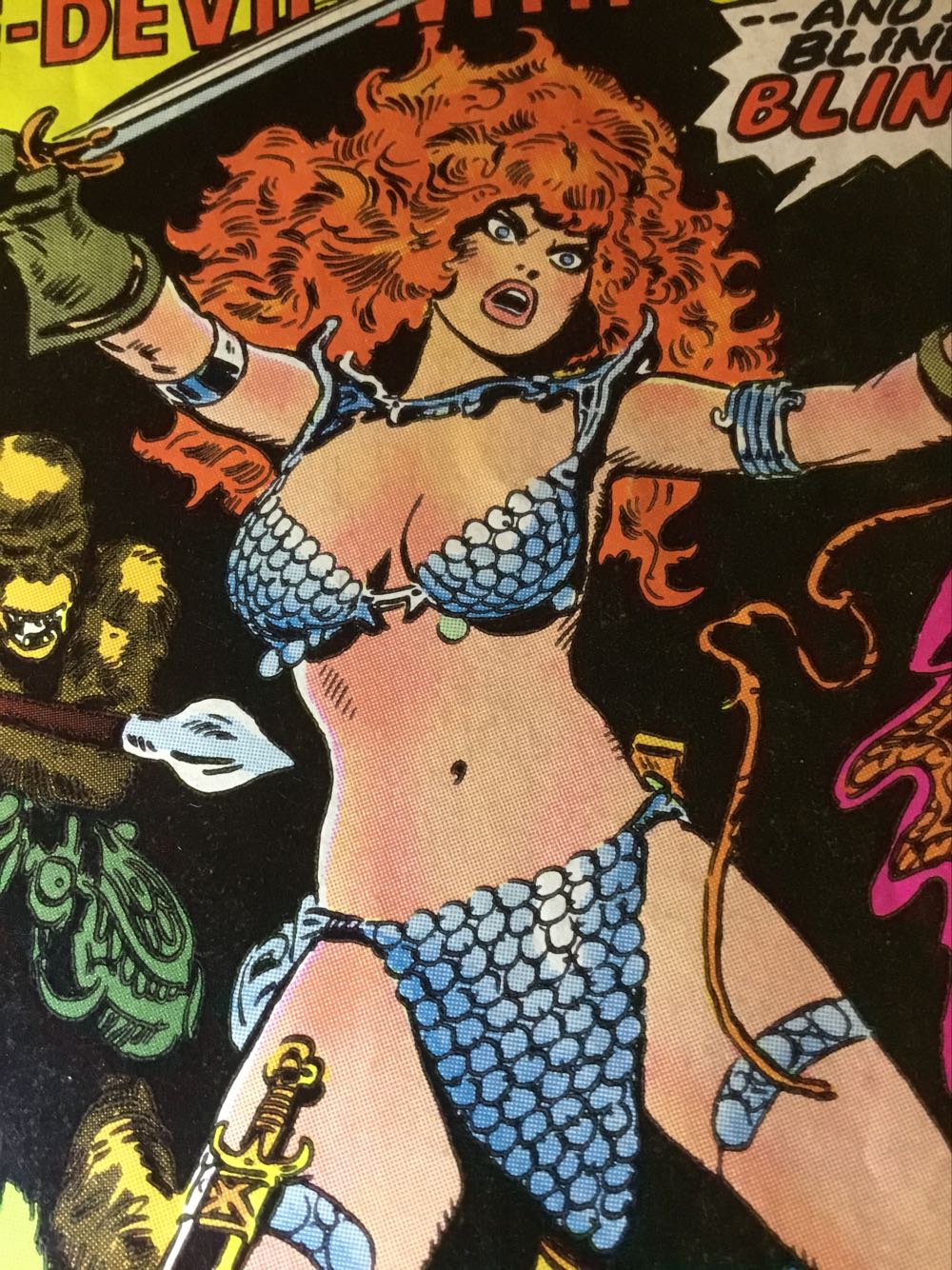 Red Sonja - Marvel (11 - Nov 1985) comic book collectible [Barcode 071486029458] - Main Image 3