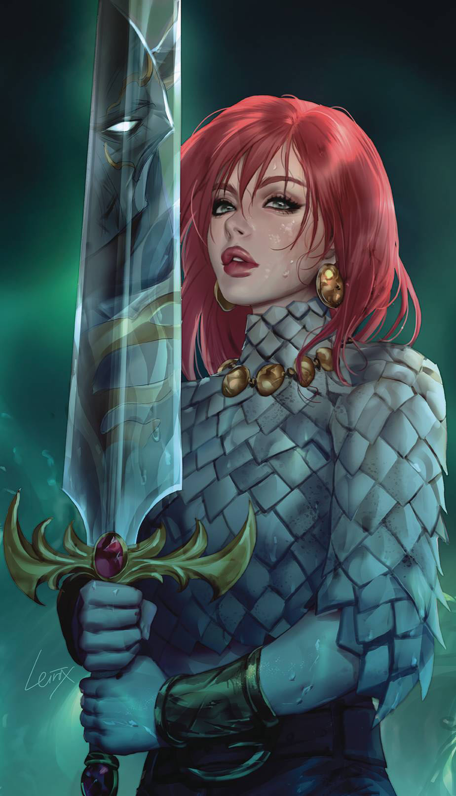 Red Sonja (1977) - Marvel Comics (6 - Nov 1977) comic book collectible [Barcode 071486029458] - Main Image 3