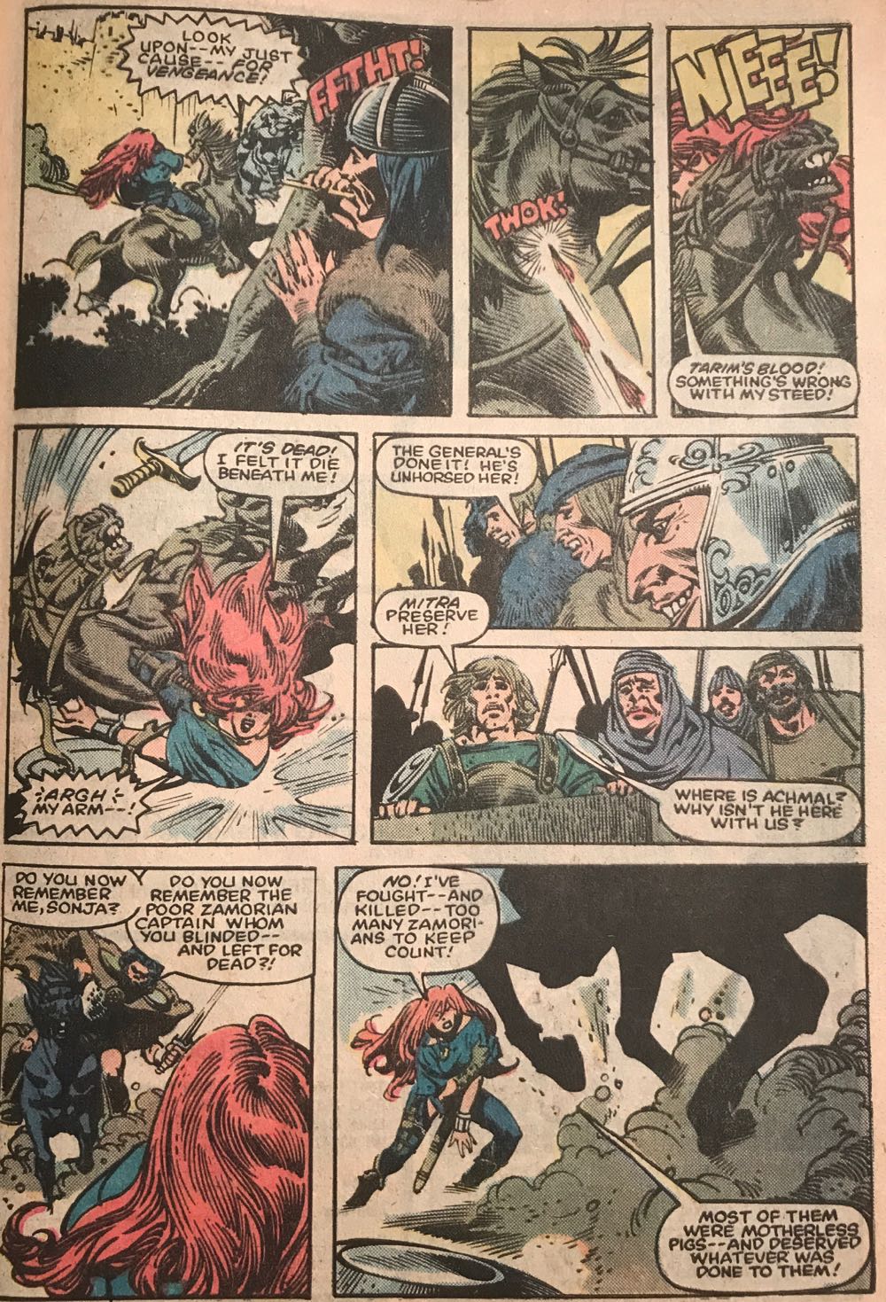 Red Sonja Vol 3 - Marvel Comics (3 - Dec 1983) comic book collectible [Barcode 071486020356] - Main Image 3