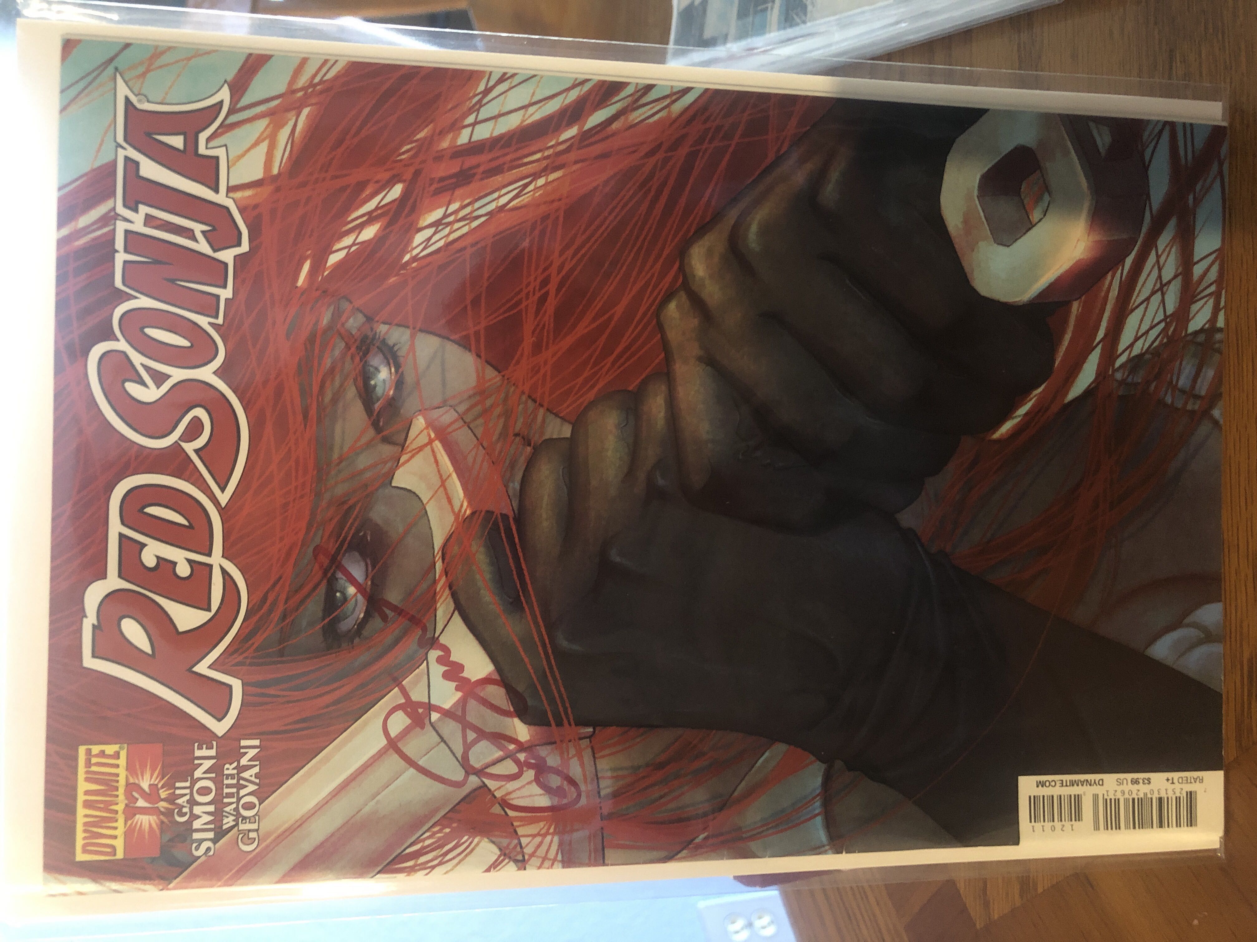 Red Sonja (vol. 2) - Dynamite Entertainment - 9.8 (12 - Jun 2014) comic book collectible [Barcode 72513020621312011] - Main Image 2