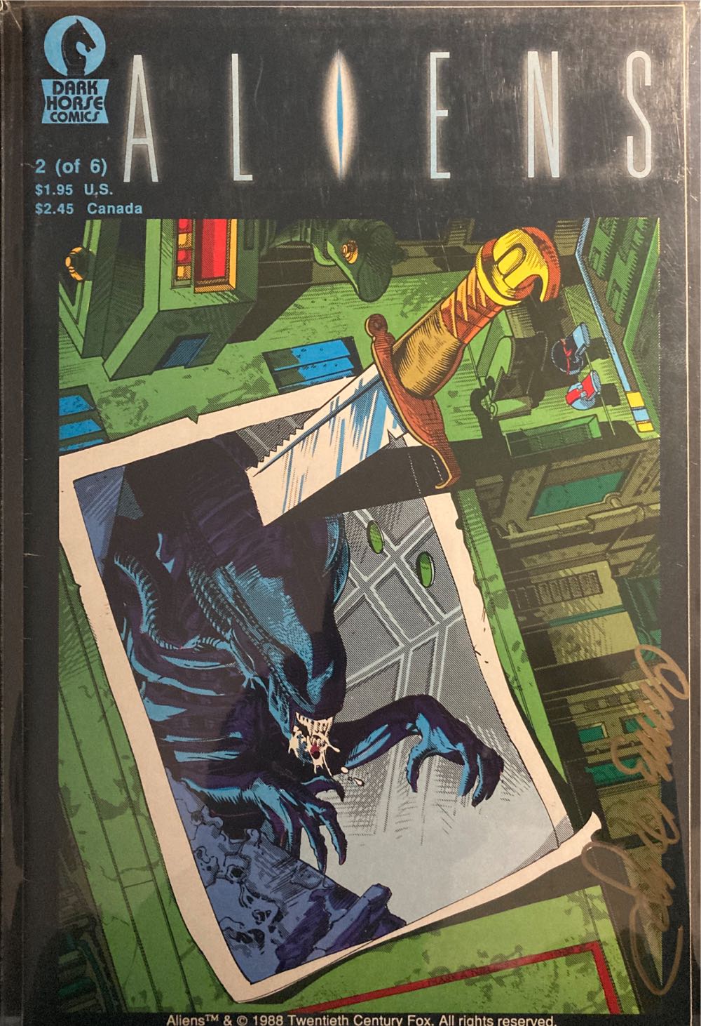 Aliens - 2 - Dark Horse Comics (2 - Sep 1988) comic book collectible [Barcode 761568161045] - Main Image 3