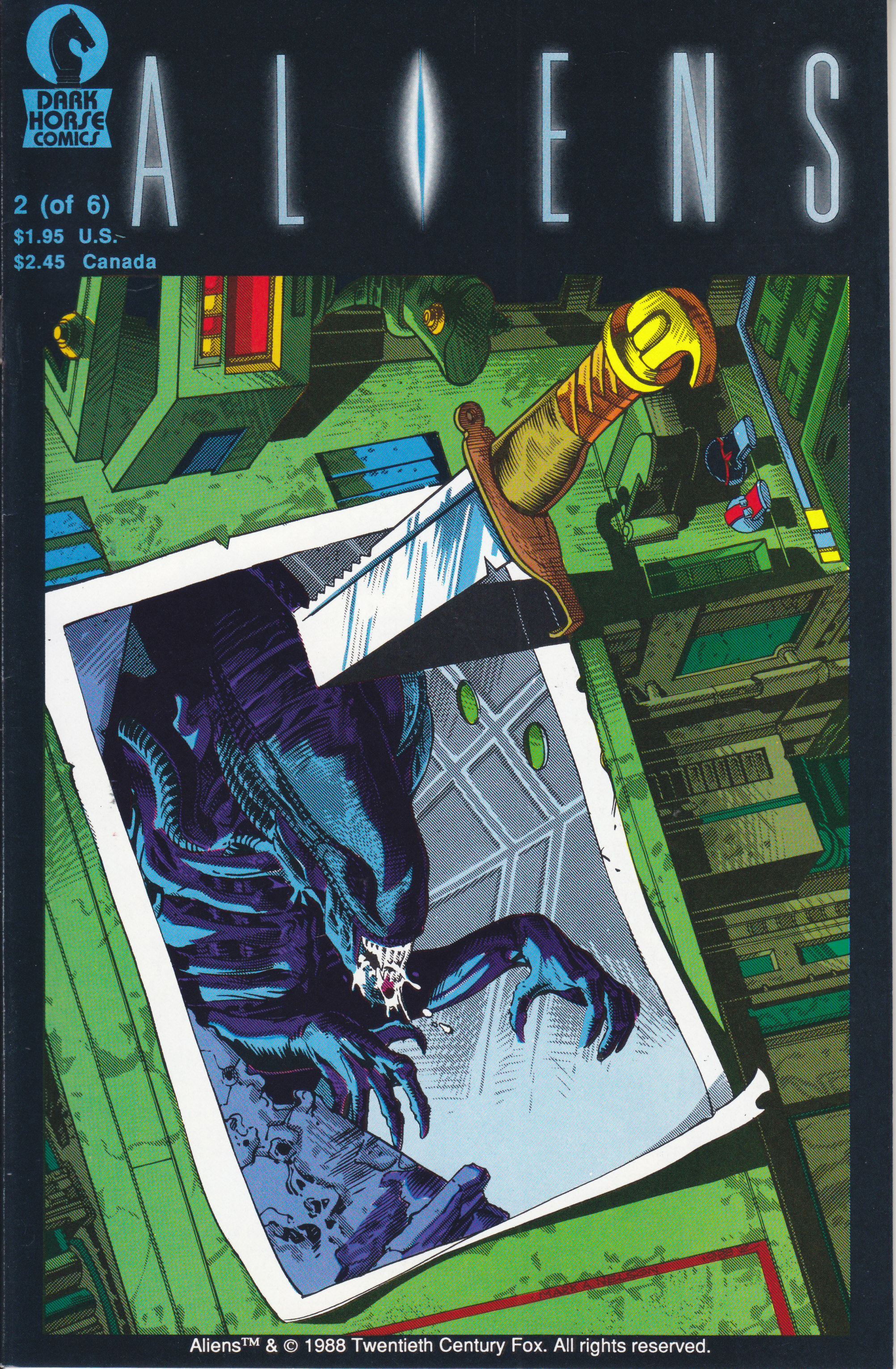 Aliens(1): Vol.1 - Dark Horse (2 - Sep 1988) comic book collectible - Main Image 1