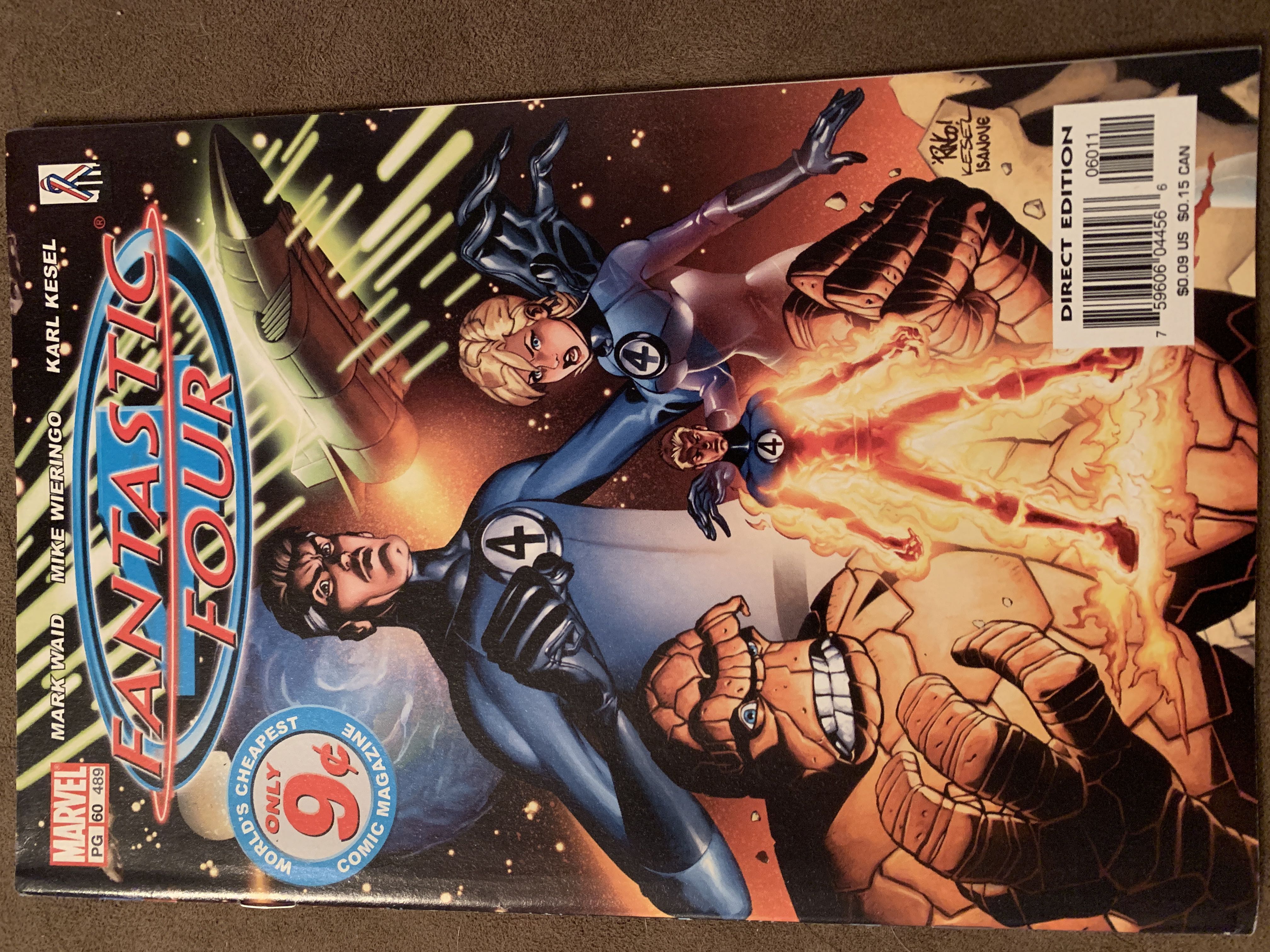 Fantastic Four - Marvel (60 - Oct 2002) comic book collectible [Barcode 5960604456] - Main Image 2