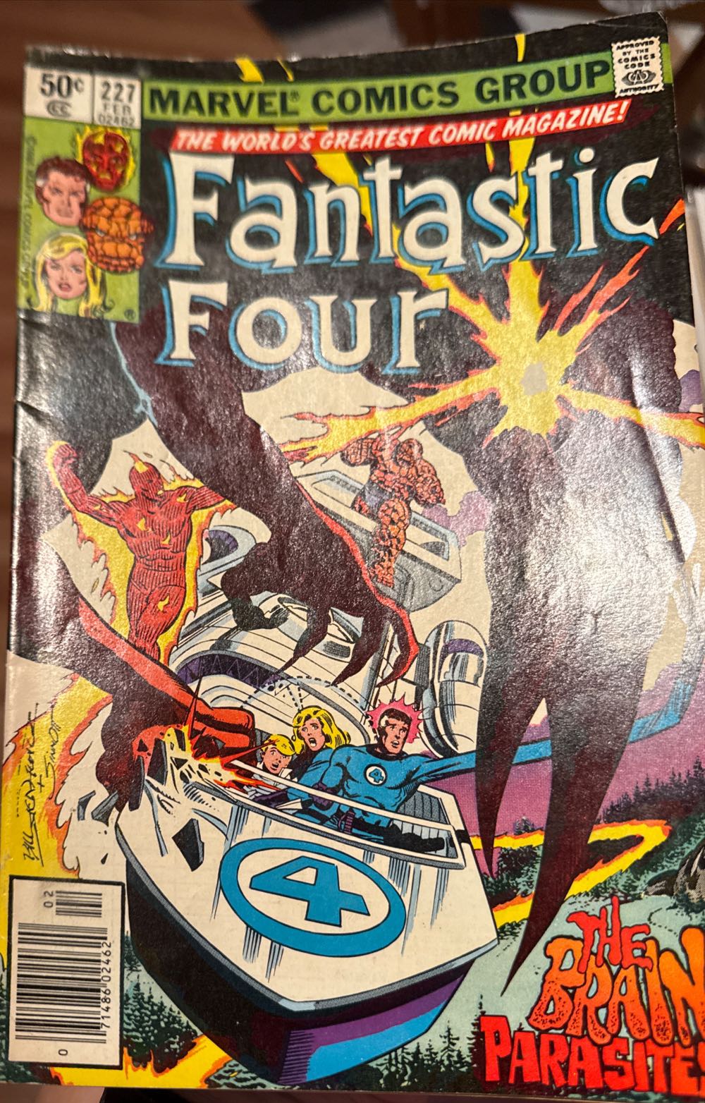 Fantastic Four - Marvel Comics Group (227 - Feb 1981) comic book collectible [Barcode 071486024620] - Main Image 3