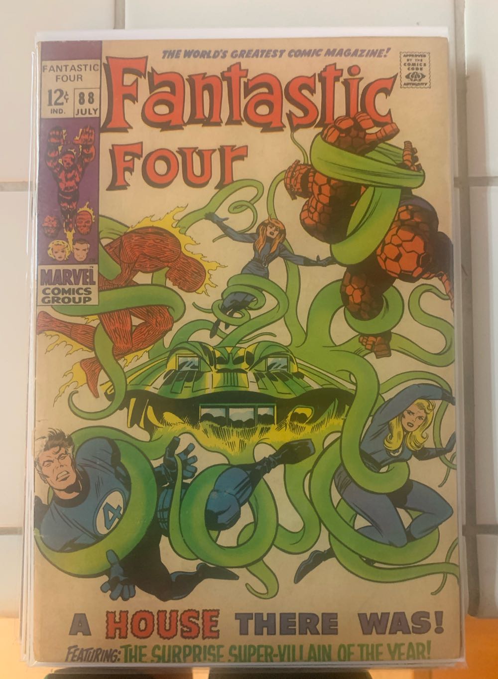 Fantastic Four (Vol. 1) - Marvel (88 - Jul 1969) comic book collectible [Barcode 071486024620] - Main Image 2