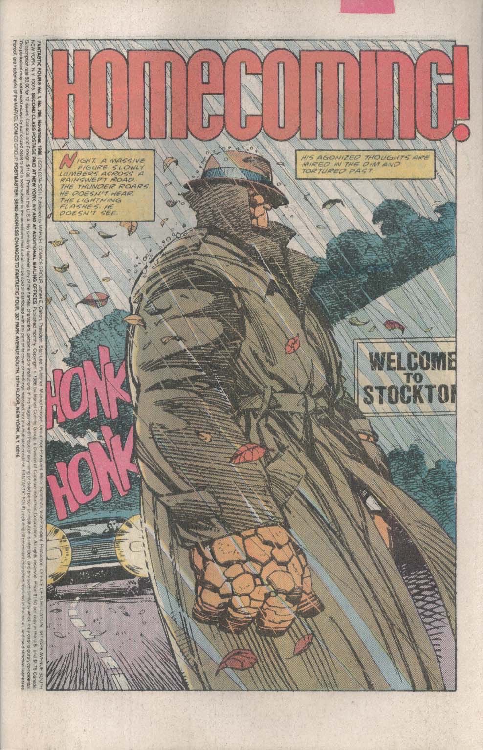 Fantastic Four - Marvel (296 - Nov 1986) comic book collectible [Barcode 071486024620] - Main Image 3