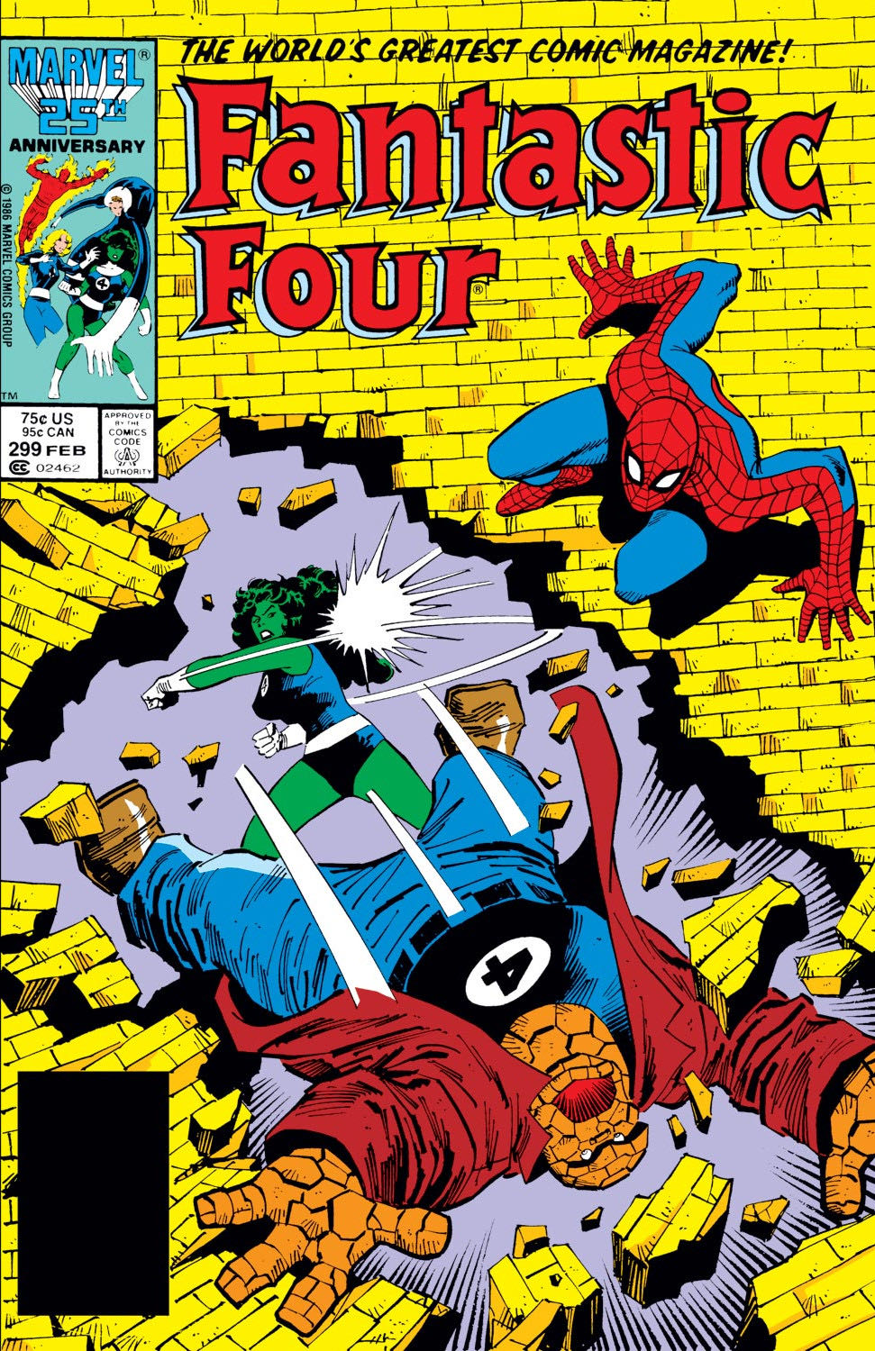 Fantastic Four - Marvel (299 - Feb 1986) comic book collectible [Barcode 071486024620] - Main Image 2