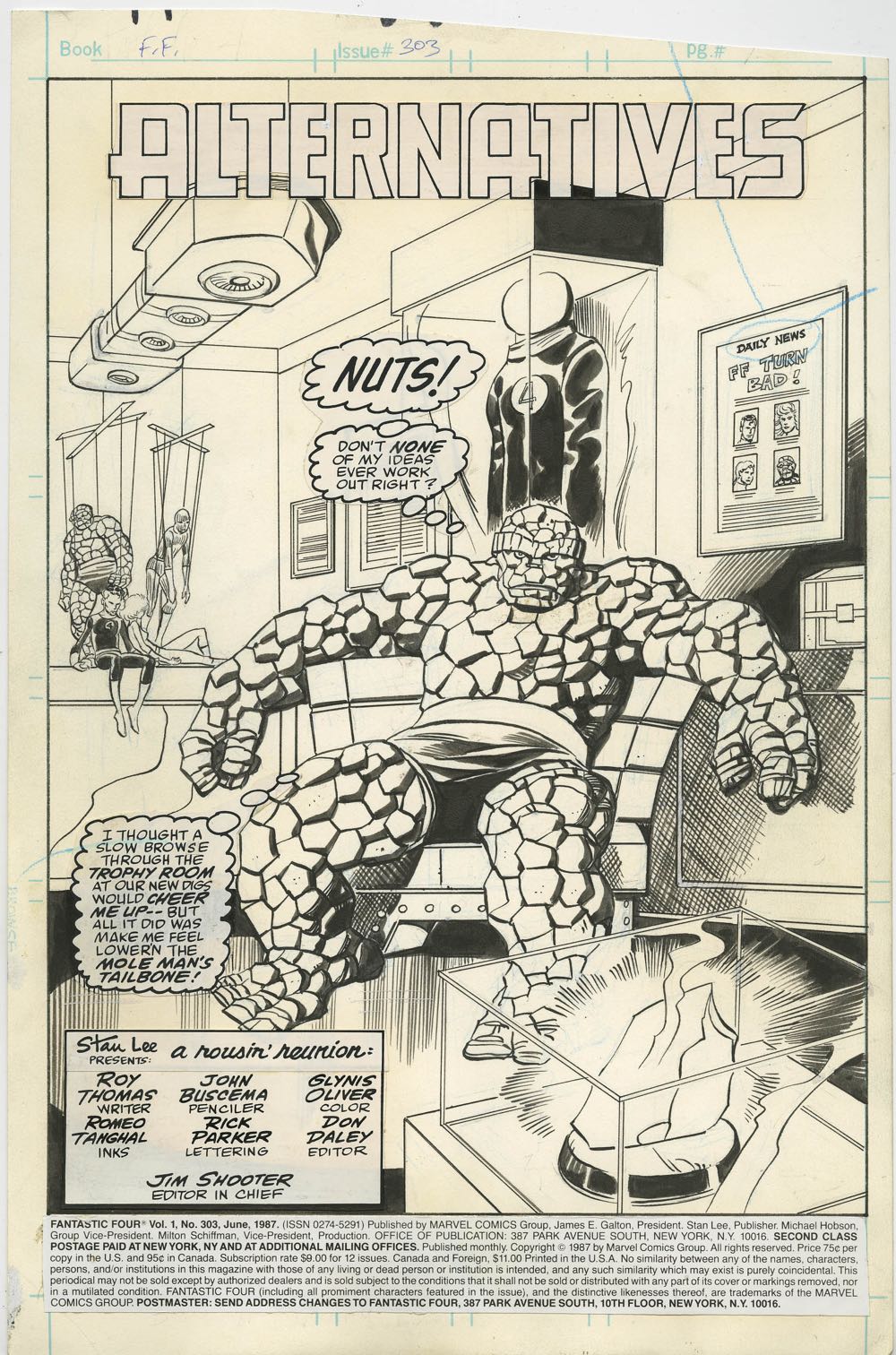 Fantastic Four - Marvel Comics (303 - Jun 1987) comic book collectible [Barcode 071486024620] - Main Image 4