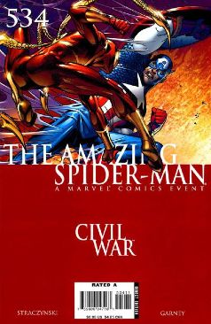 Civil War: The Amazing Spider-Man - Marvel Comics (#534 - Sept 2006) comic book collectible [Barcode 759606047161] - Main Image 1