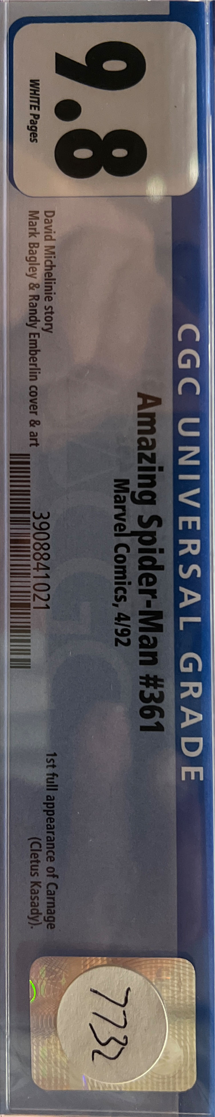 The Amazing Spider-Man - Marvel Comics (361 - Apr 1991) comic book collectible [Barcode 00928102457604] - Main Image 3