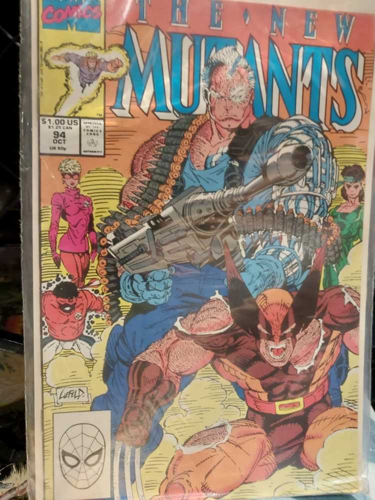 The New Mutants - Marvel Comics (94 - Oct 1990) comic book collectible [Barcode 071486022077] - Main Image 2