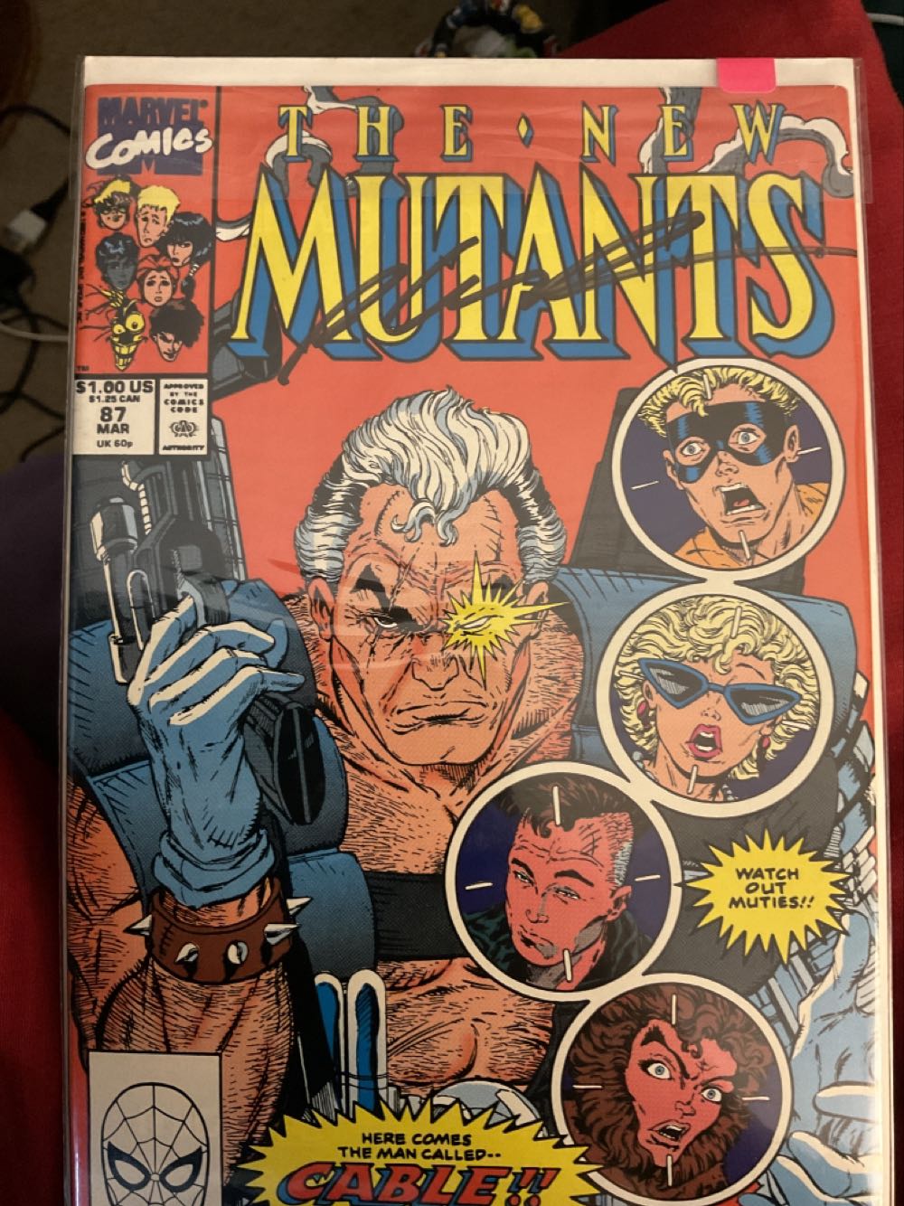 The New Mutants - Marvel Comics (87 - Mar 1990) comic book collectible [Barcode 071486022077] - Main Image 2