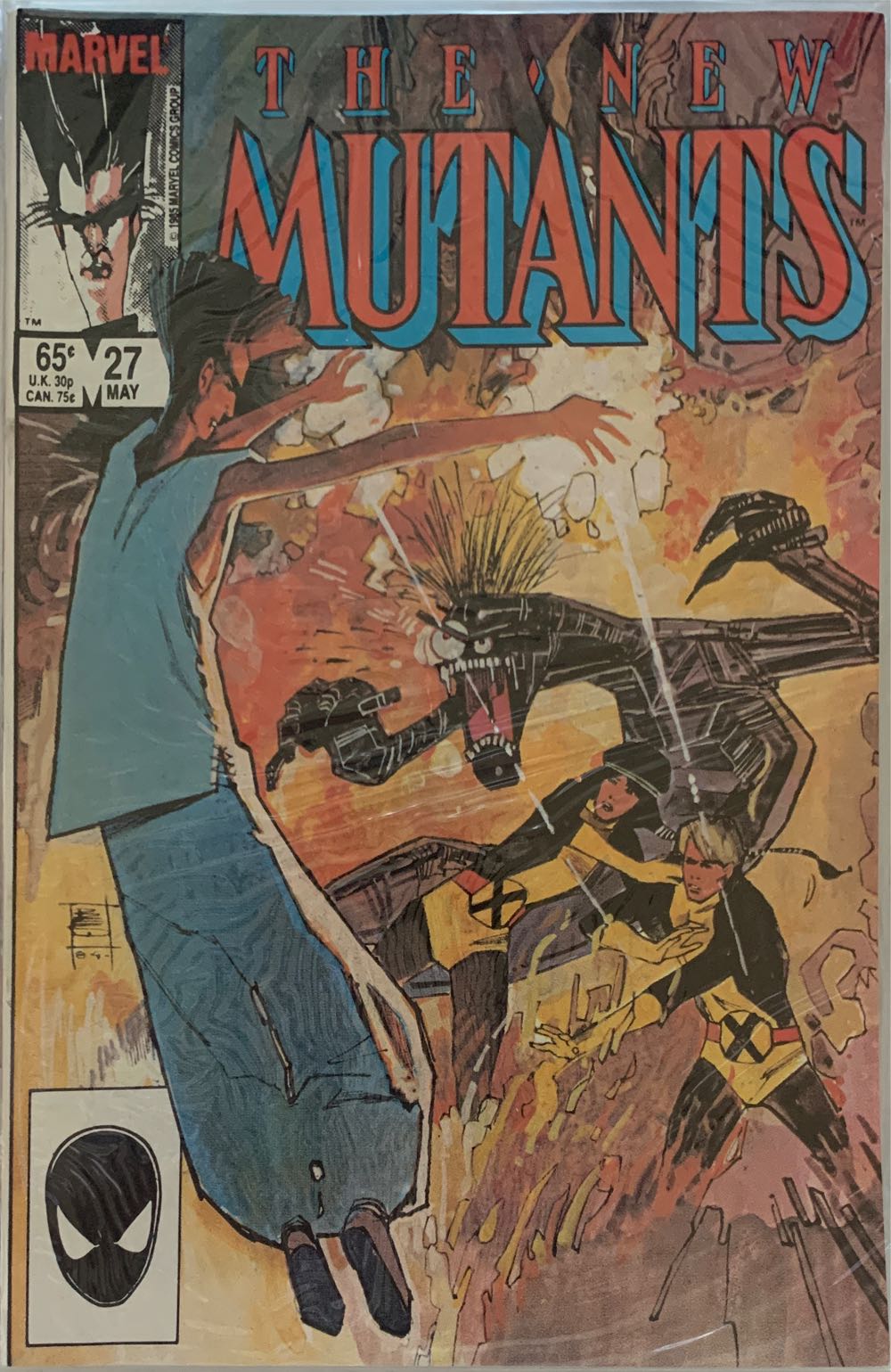 New Mutants, The - Marvel Comics (27 - May 1985) comic book collectible [Barcode 071486022077] - Main Image 2