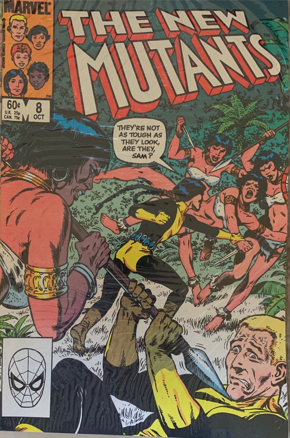 New Mutants, The - Marvel Comics (8 - Oct 1983) comic book collectible [Barcode 071486022077] - Main Image 2