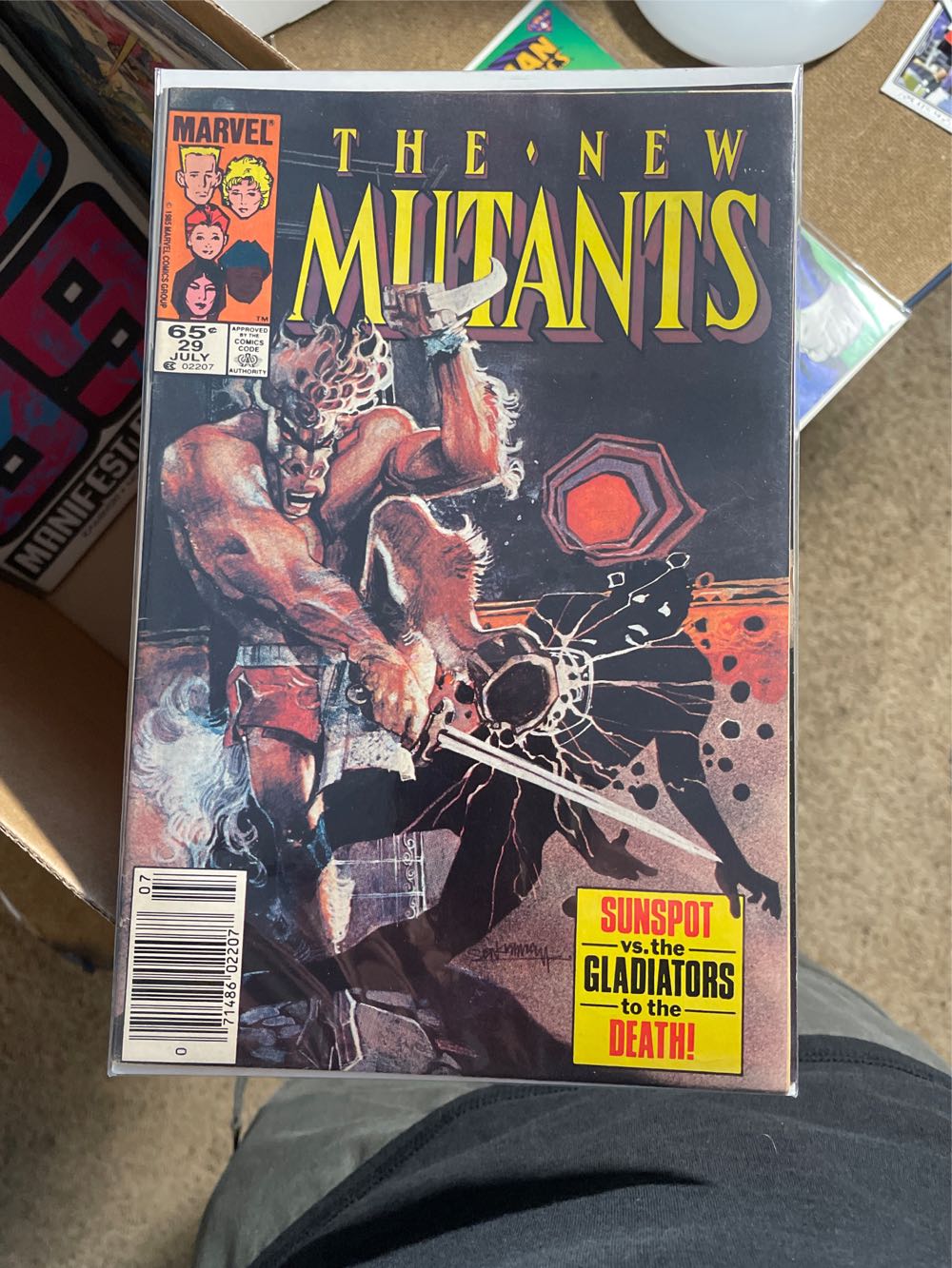 The New Mutants - Marvel Comics (29 - Jul 1985) comic book collectible [Barcode 071486022077] - Main Image 2
